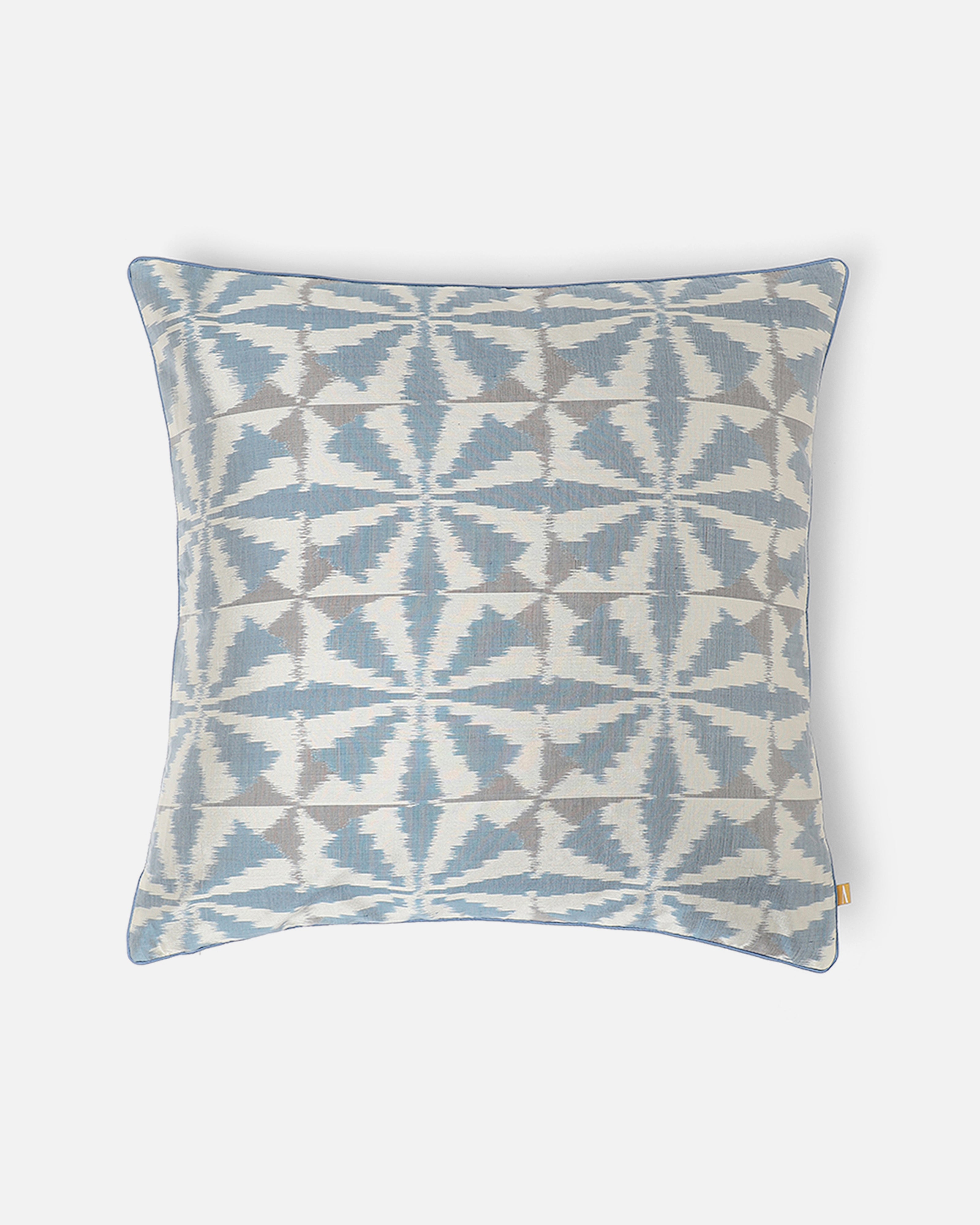 Corelia Pochampally Weft Ikat Cotton Silk Cushion Cover