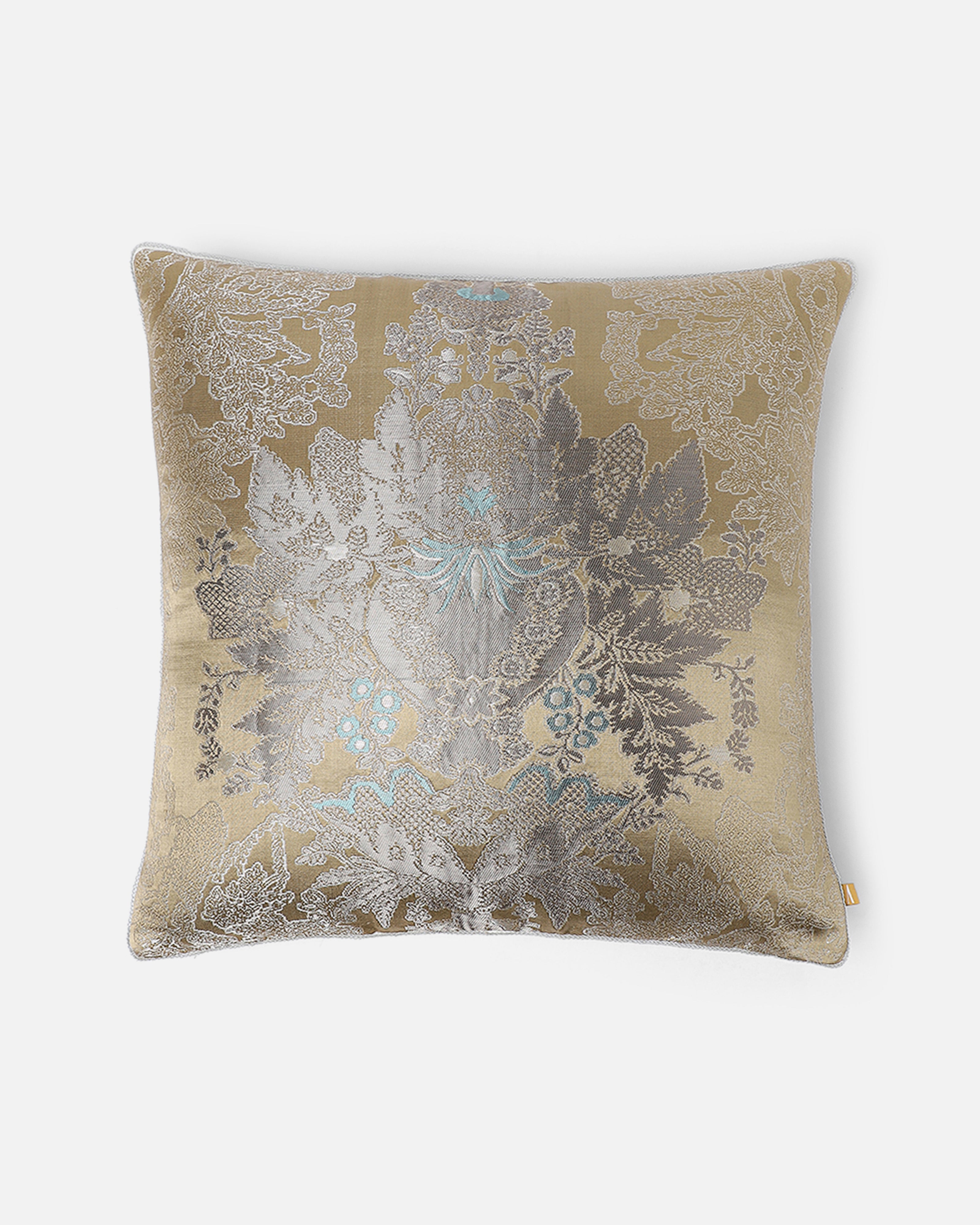 Venice Banarasi Gyasar Silk Viscose Cushion Cover
