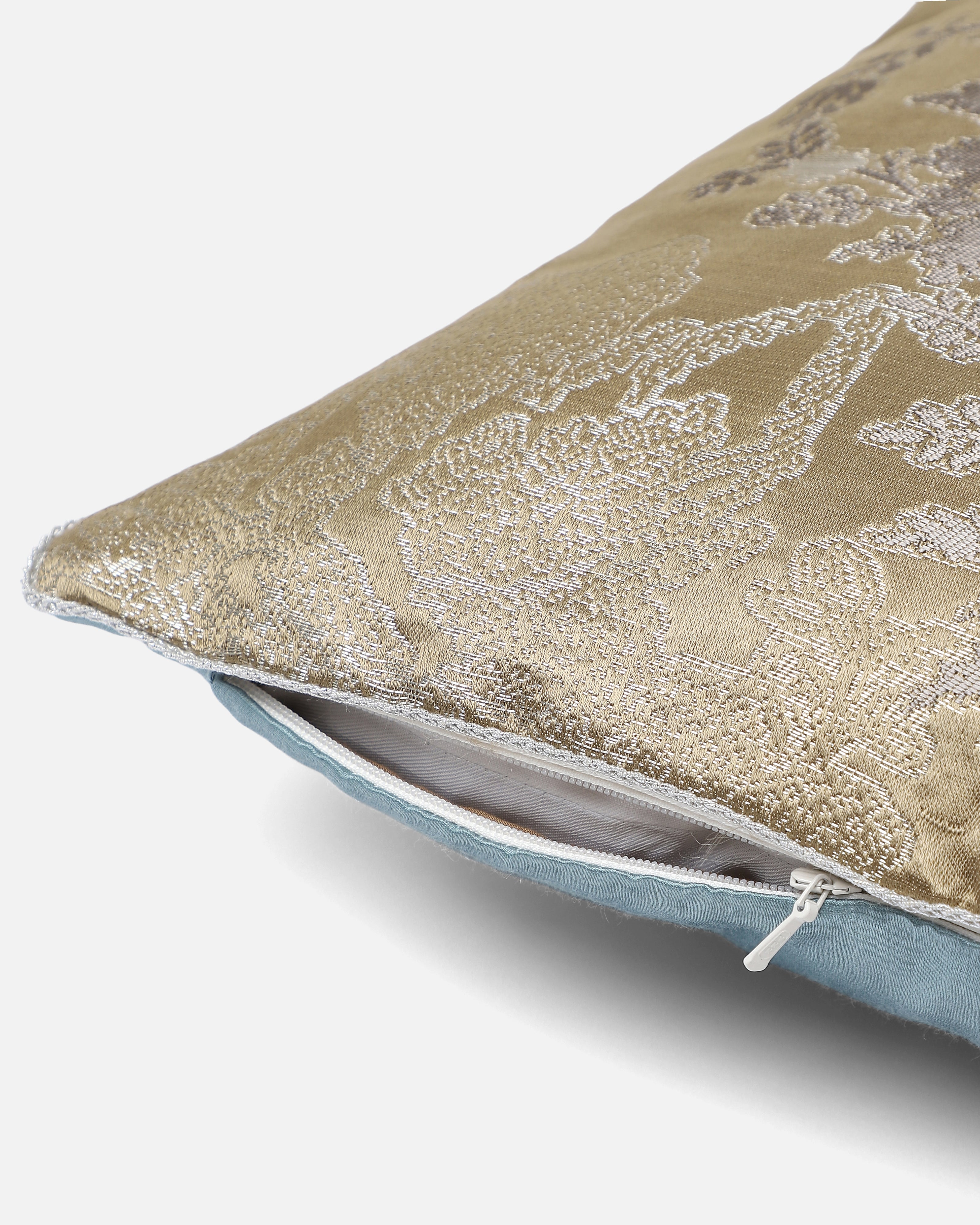 Venice Banarasi Gyasar Silk Viscose Cushion Cover