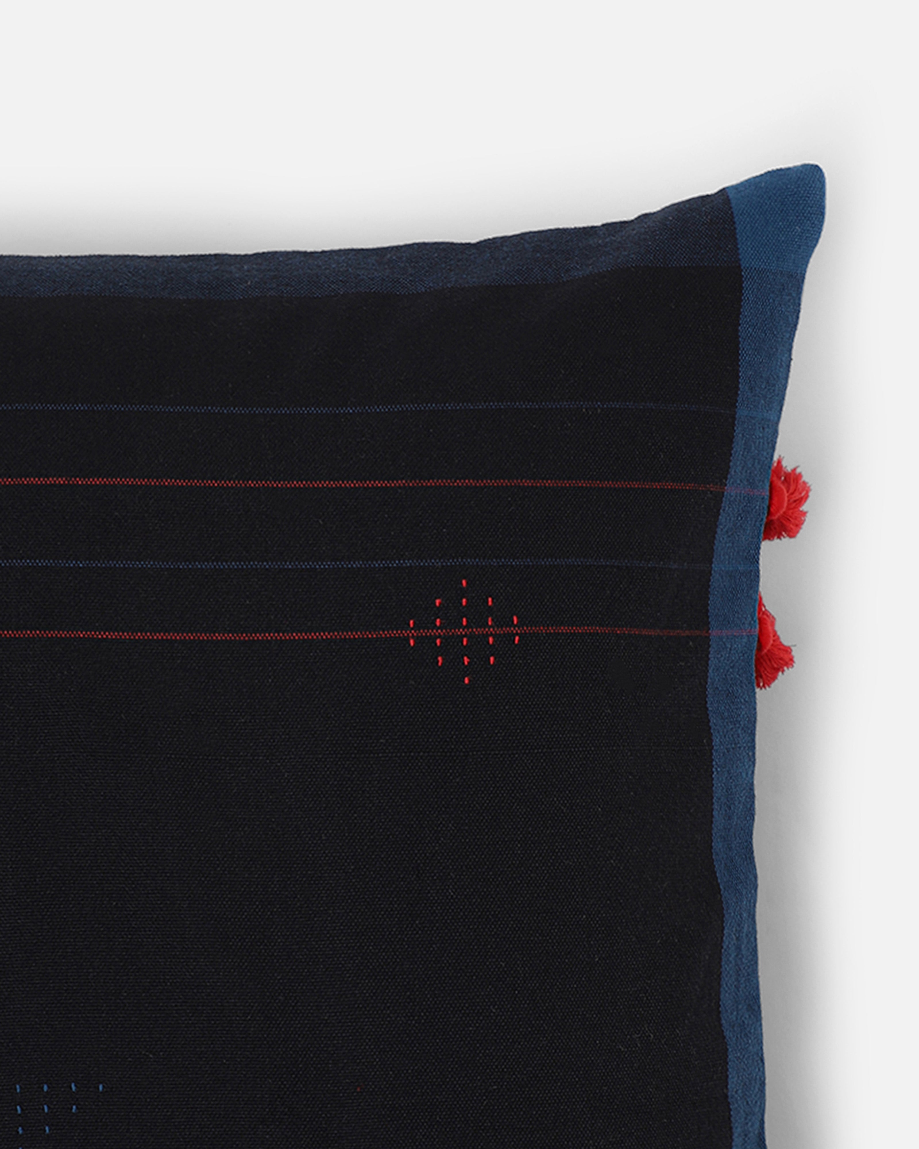 Tempia Bhujodi Tangalia Cotton Cushion Cover