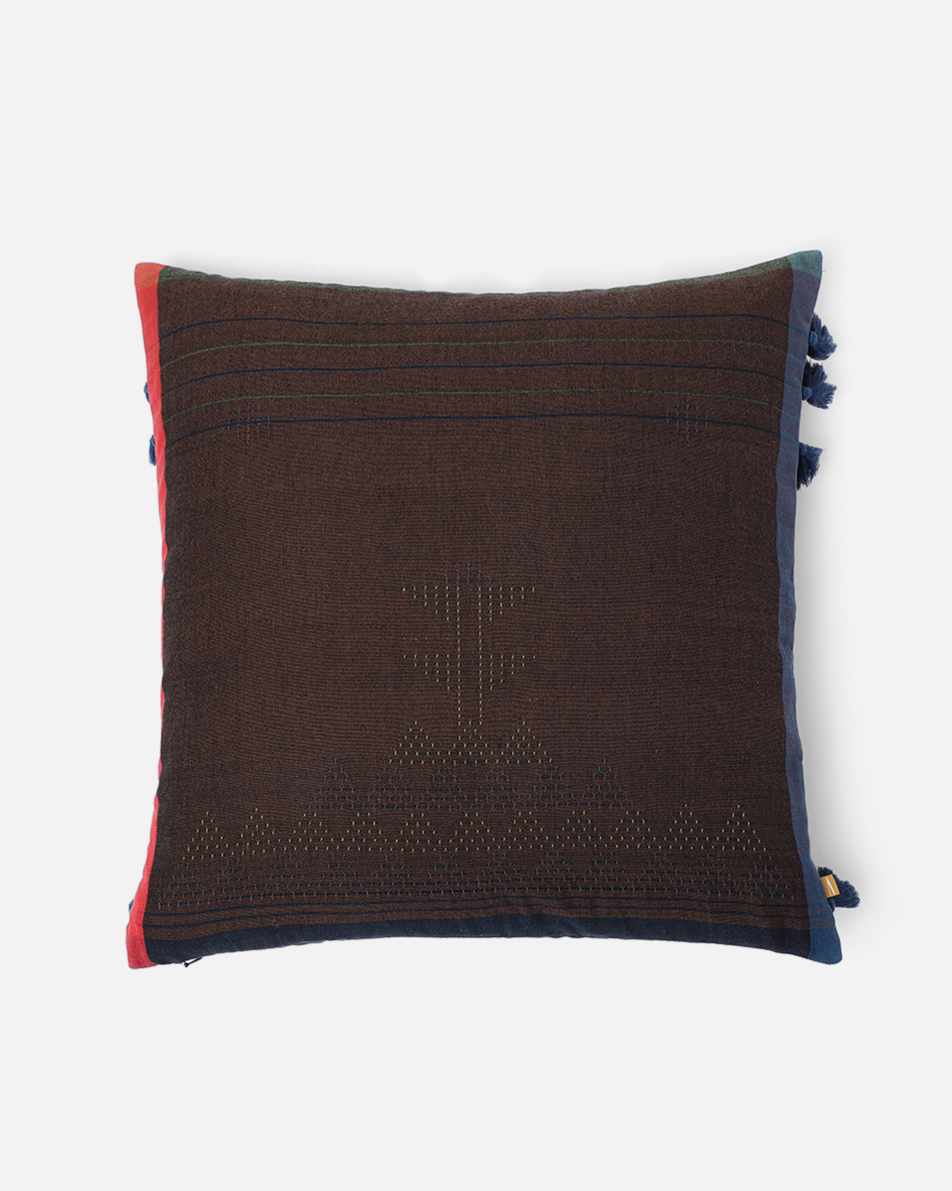 Tempia Bhujodi Tangalia Cotton Cushion Cover