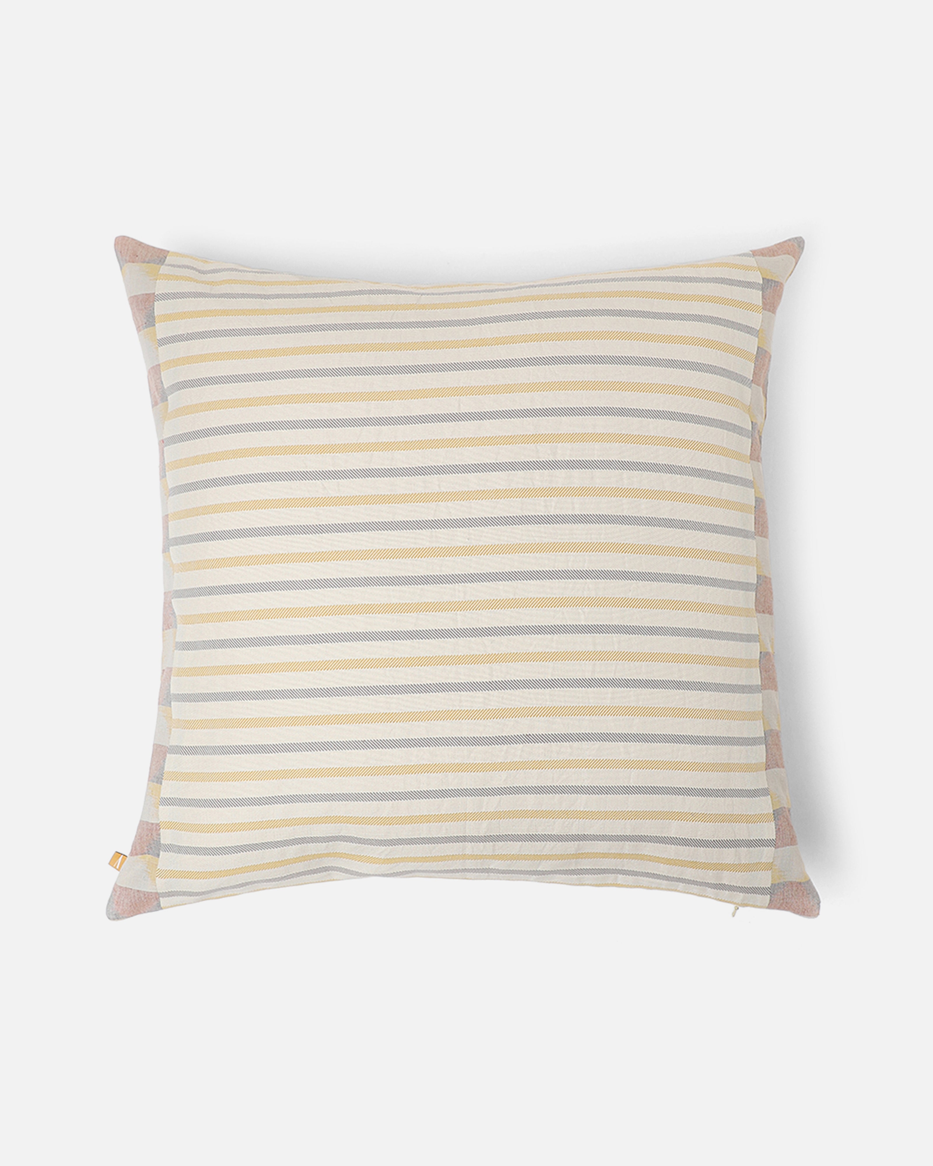 Electra-Piera Pochampally Warp Ikat Cotton Cushion Cover
