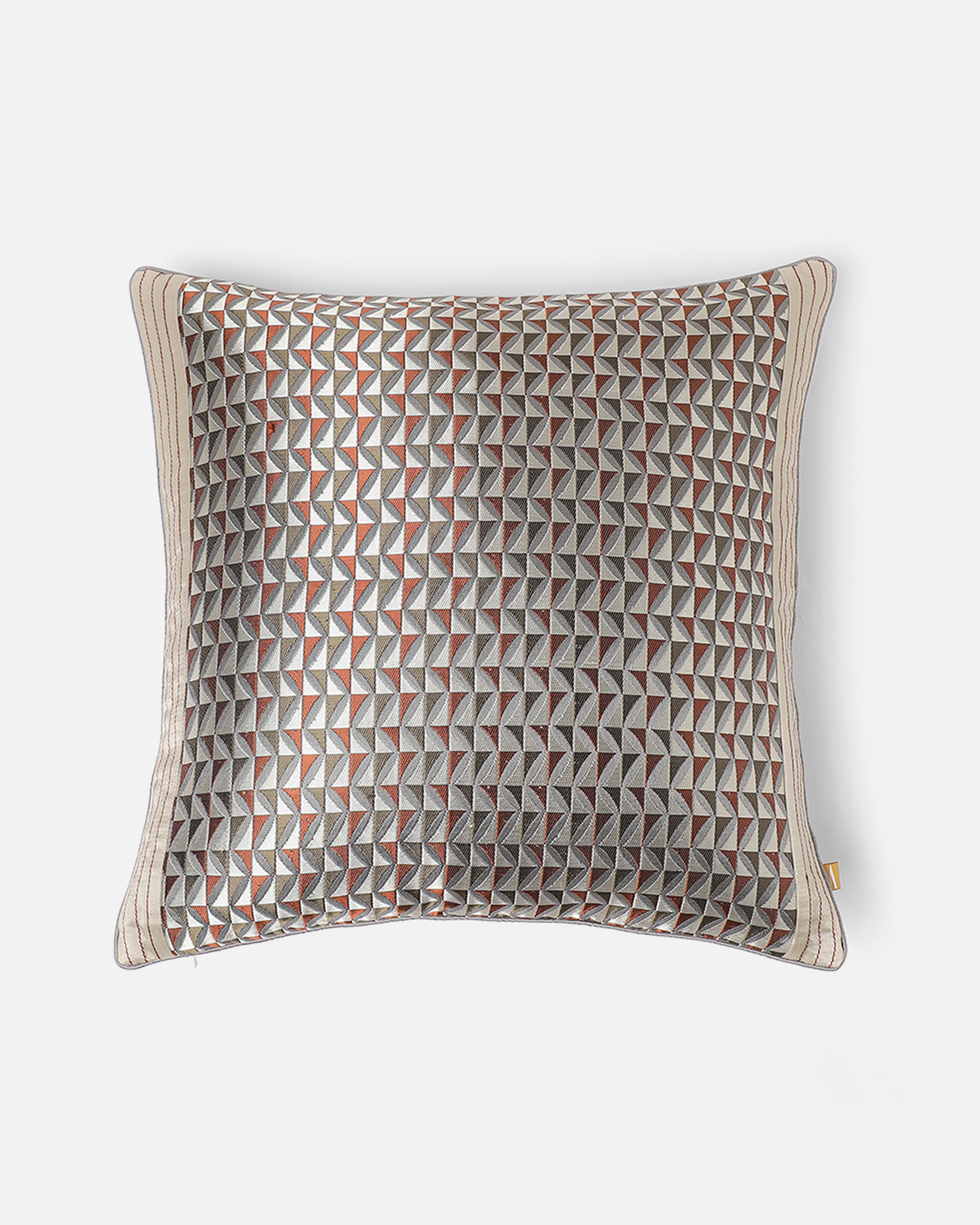 Santina Banarasi Satin Brocade Silk Viscose Cushion Cover