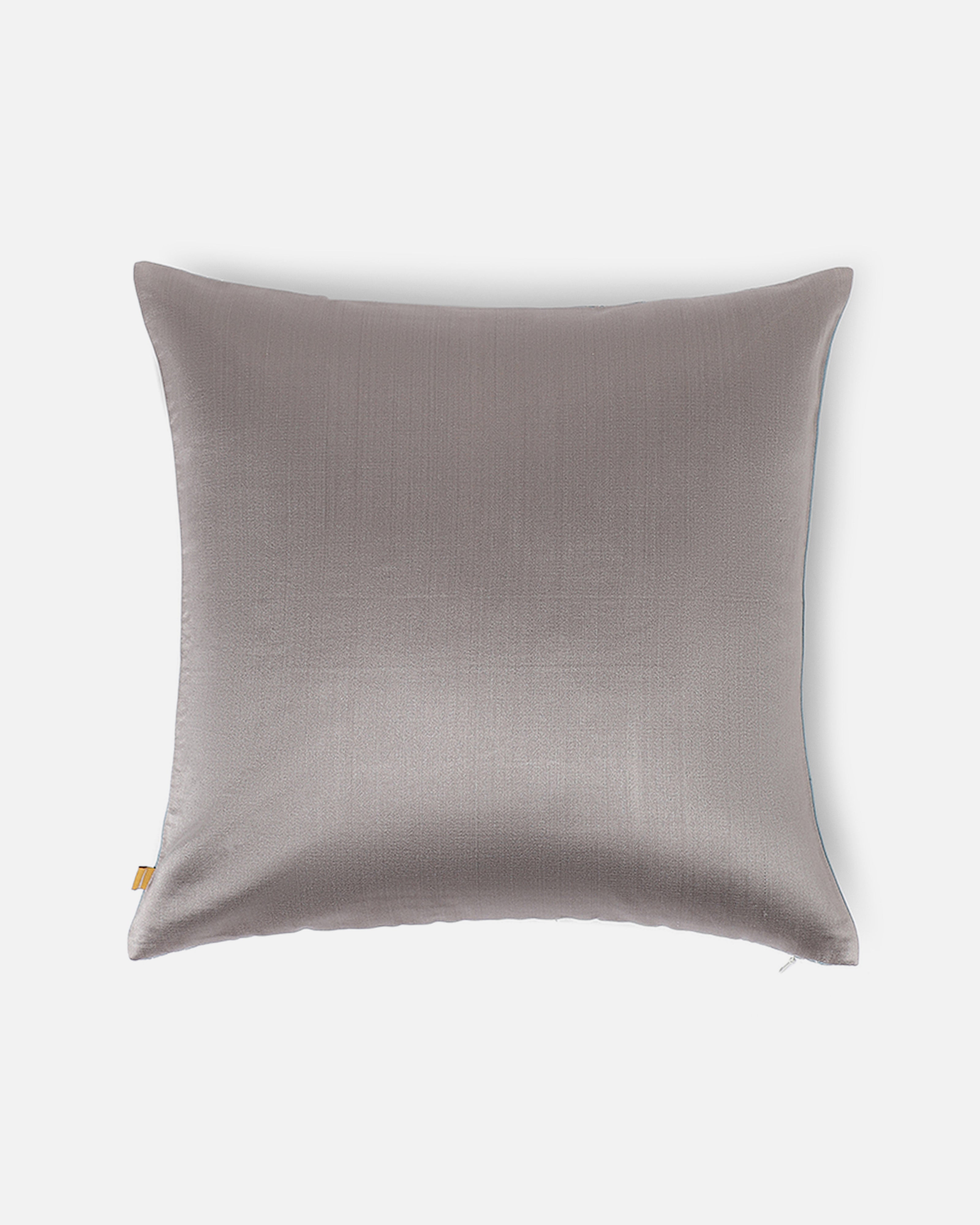 Ischia Banarasi Satin Brocade Silk Viscose Cushion Cover