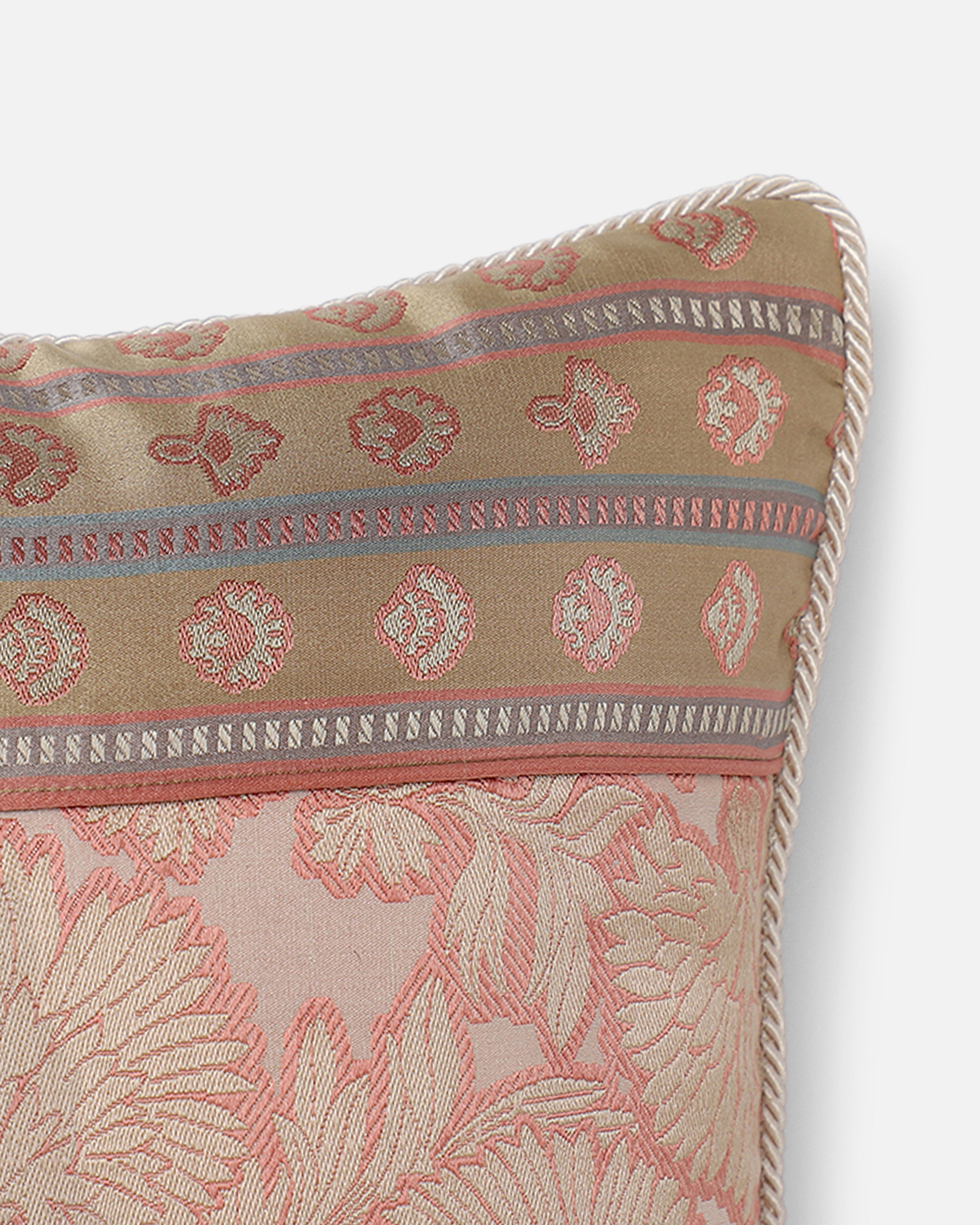 Salerno Banarasi Tanchoi Silk Cushion Cover