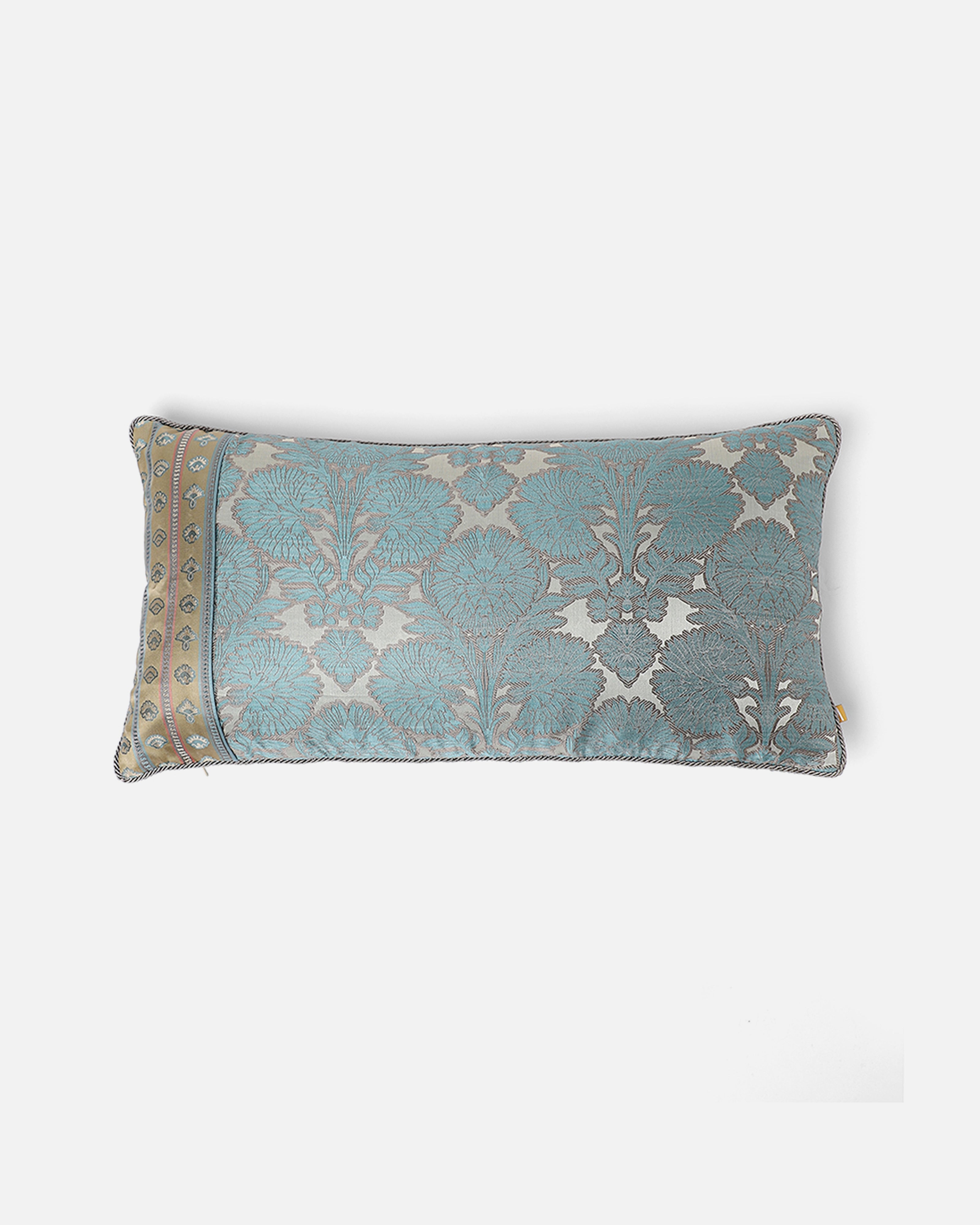 Salerno Banarasi Tanchoi Silk Cushion Cover