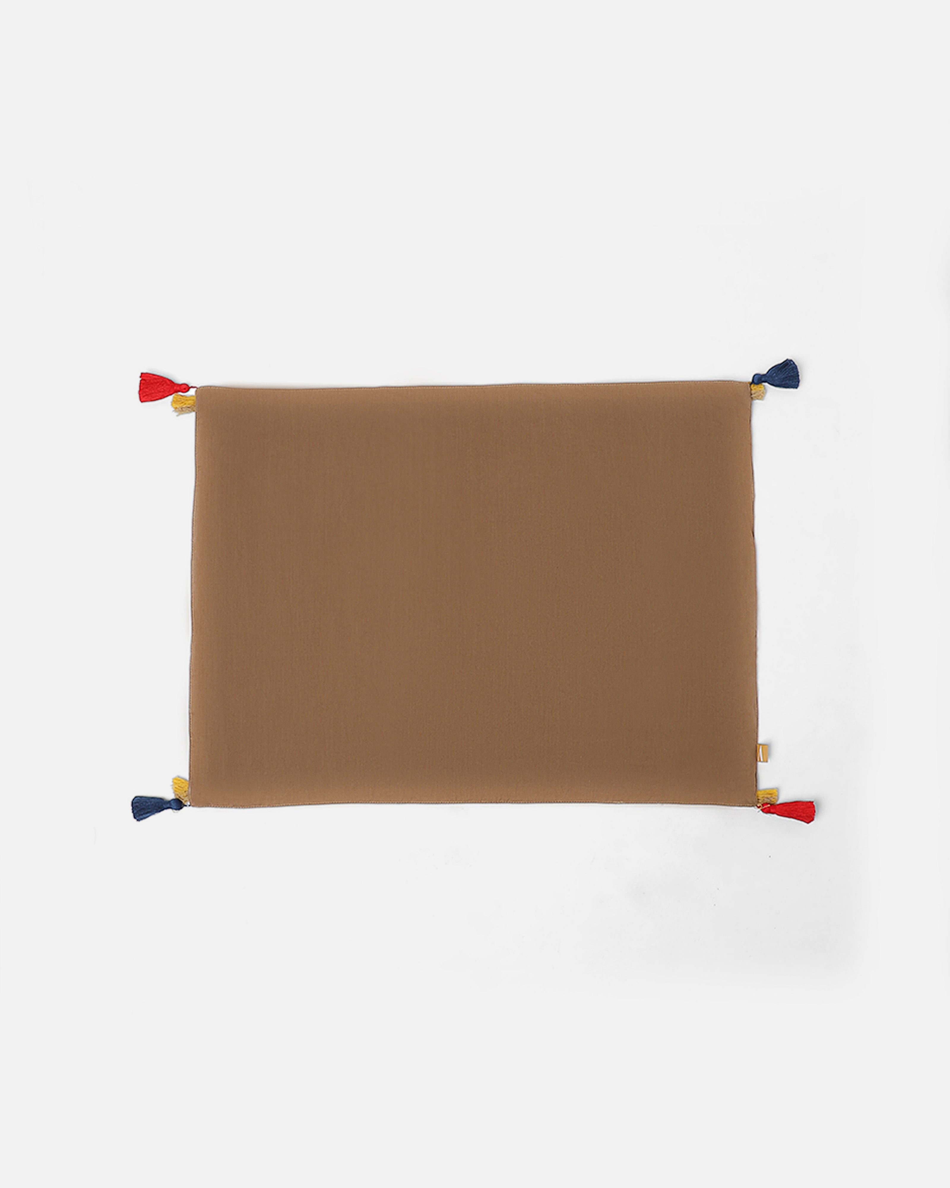 Nuovo Bhujodi Extra Weft Cotton Table Mat | Set of 6