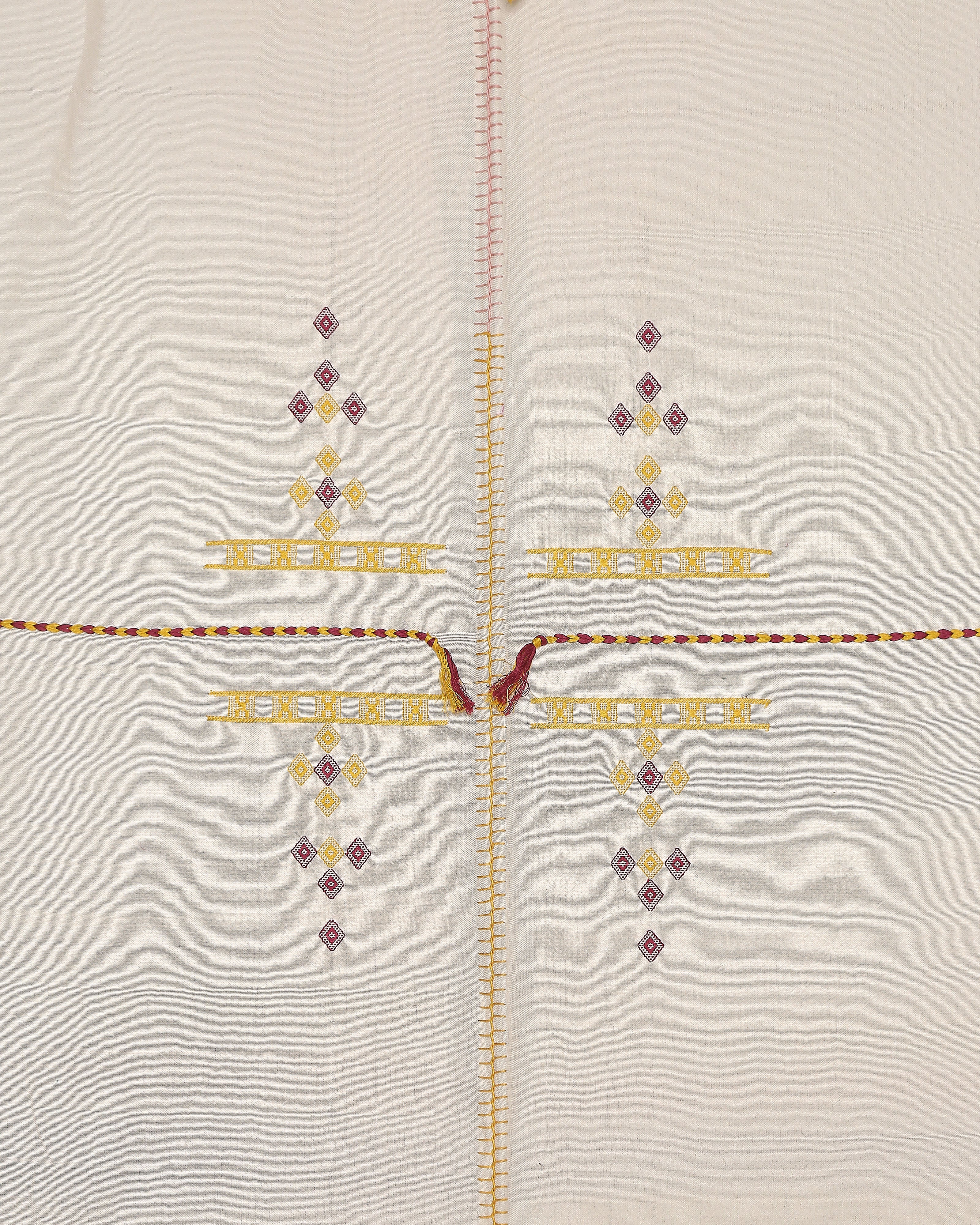 Nikki Bhujodi Extra Weft Cotton Double Bed Cover