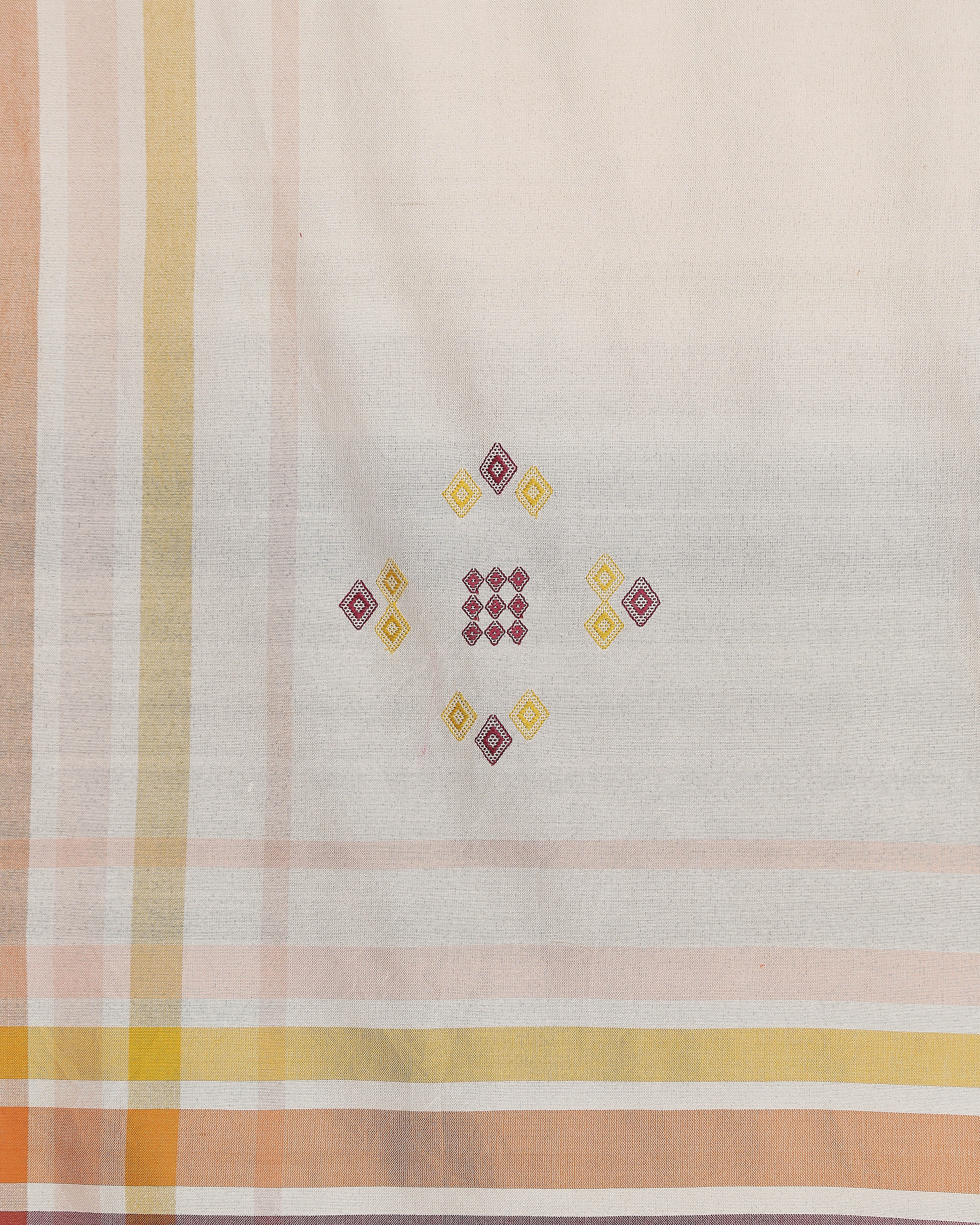 Nikki Bhujodi Extra Weft Cotton Double Bed Cover