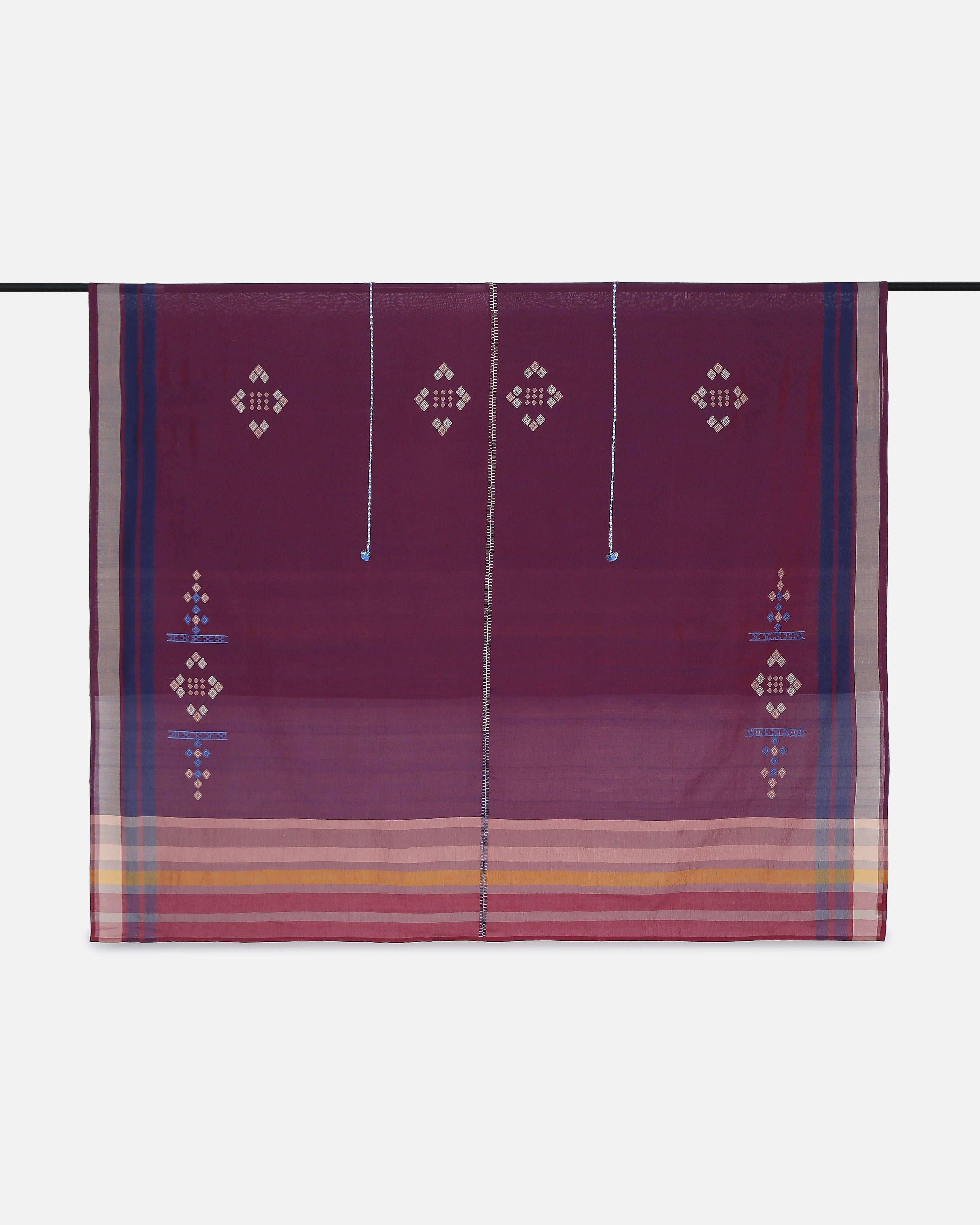 Neema Bhujodi Extra Weft Cotton Double Bed Cover