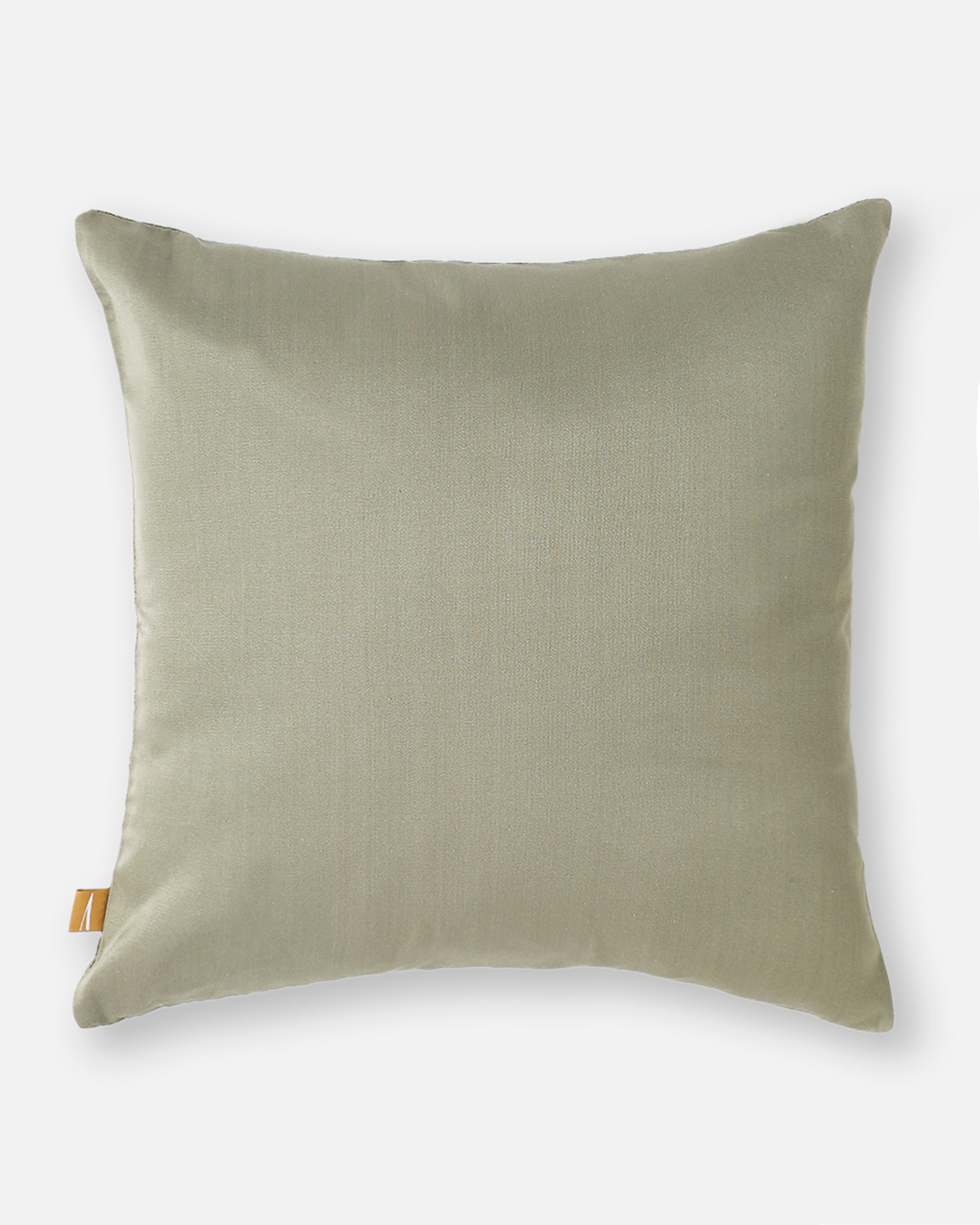 Block Pochampally Weft Ikat Silk Cushion Cover