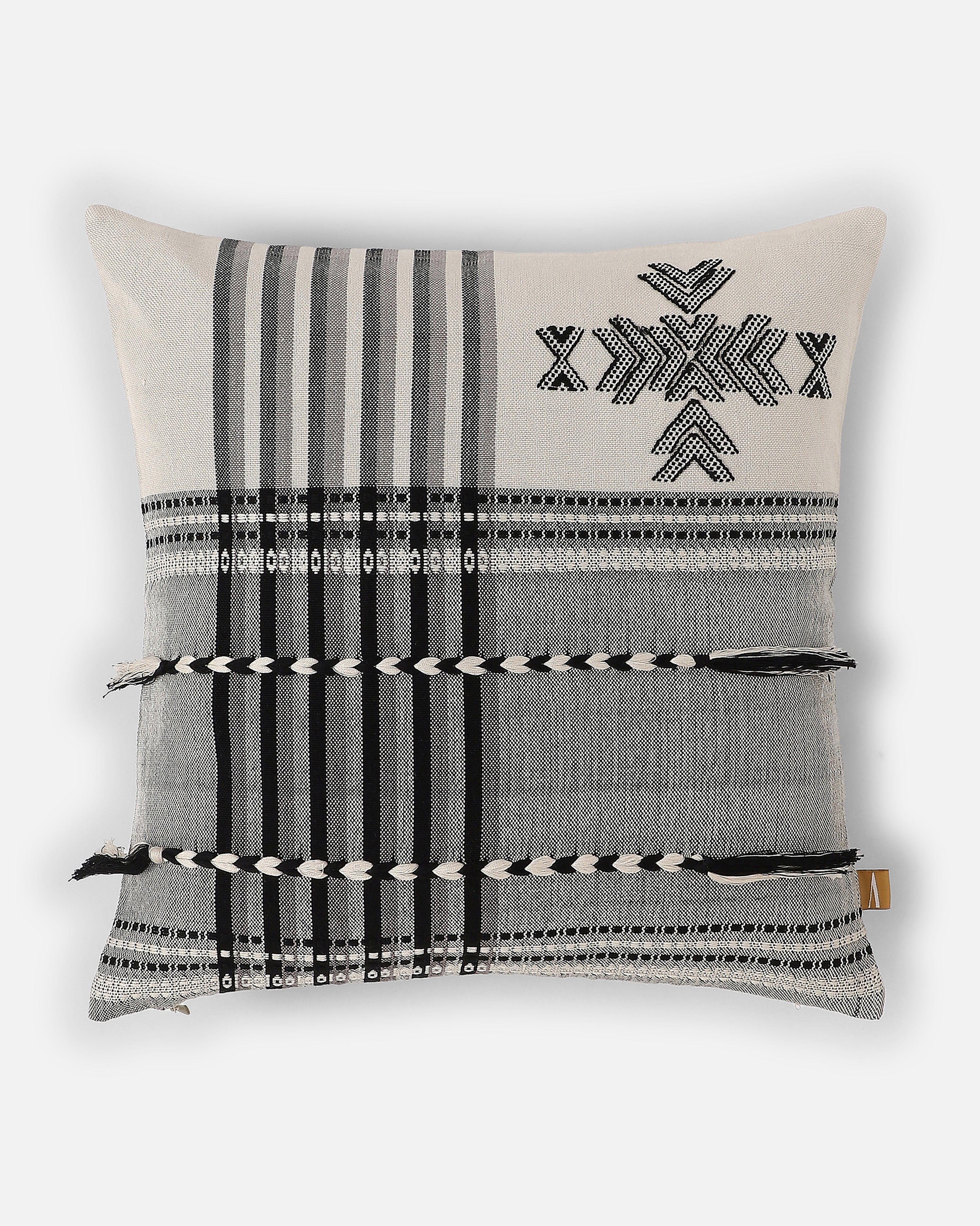 Kimaya Bhujodi Extra Weft Cotton Cushion Cover
