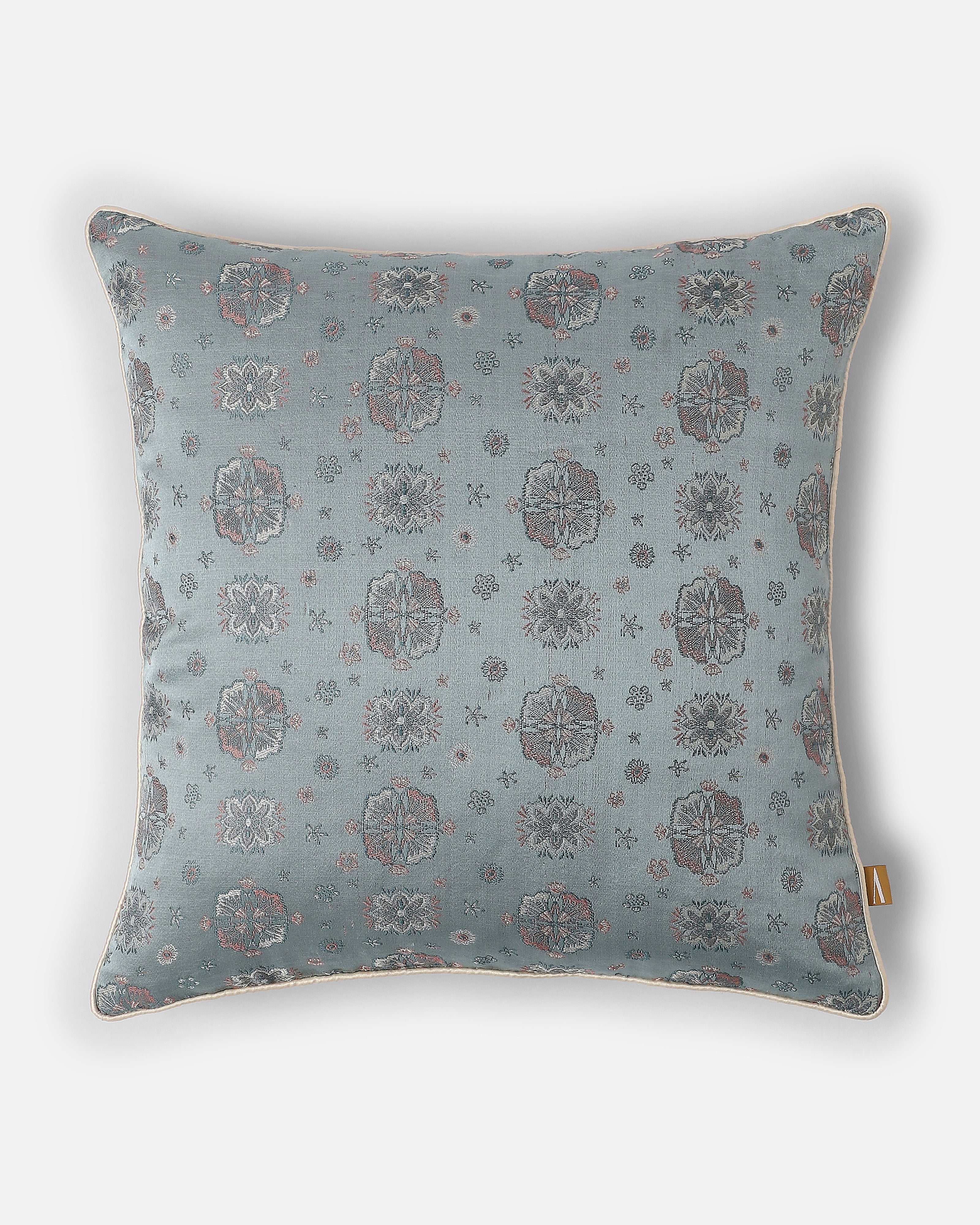 Etoiles Banarasi Tanchoi Silk Cushion Cover