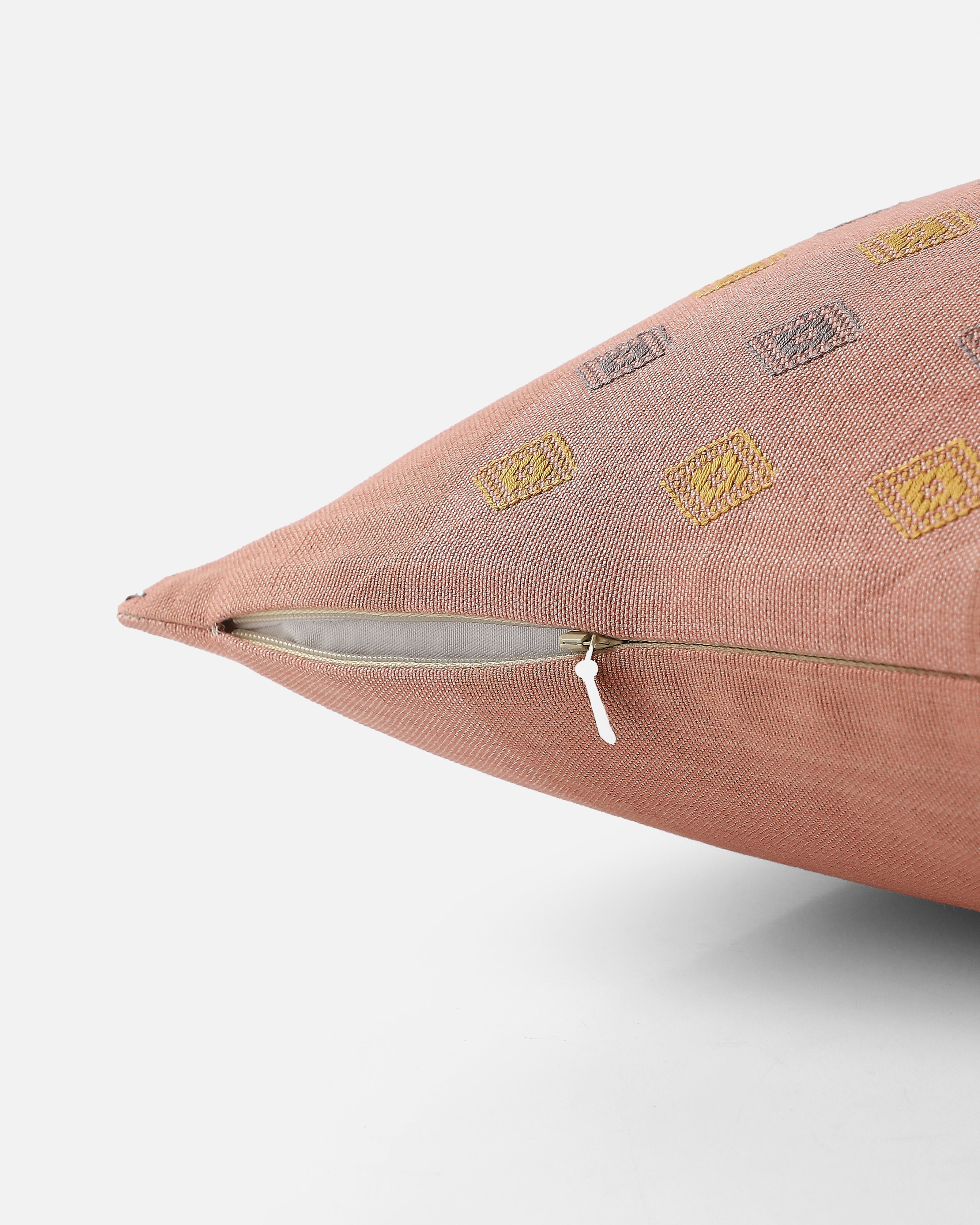 Maani Bhujodi Extra Weft Cotton Cushion Cover