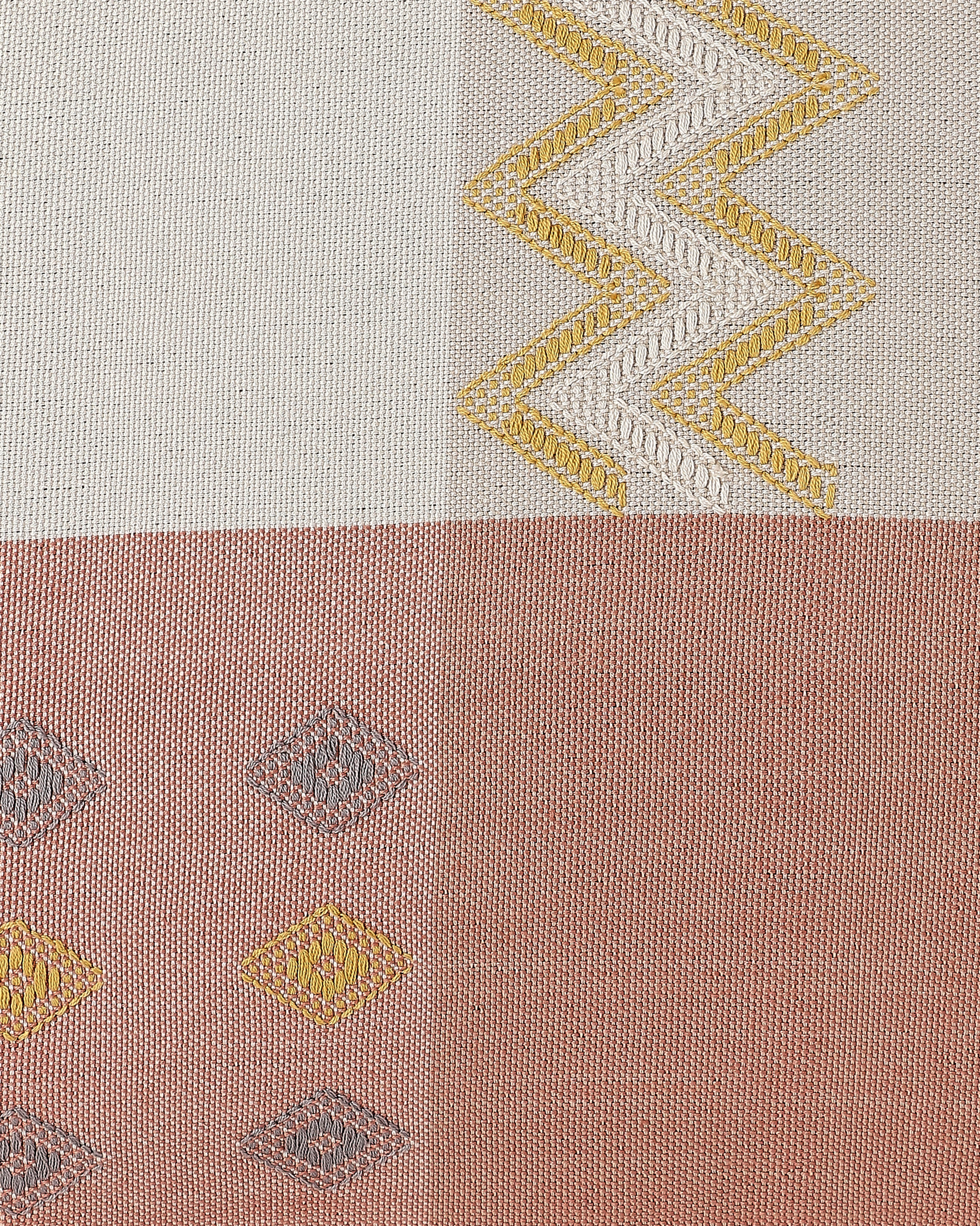 Maani Bhujodi Extra Weft Cotton Cushion Cover