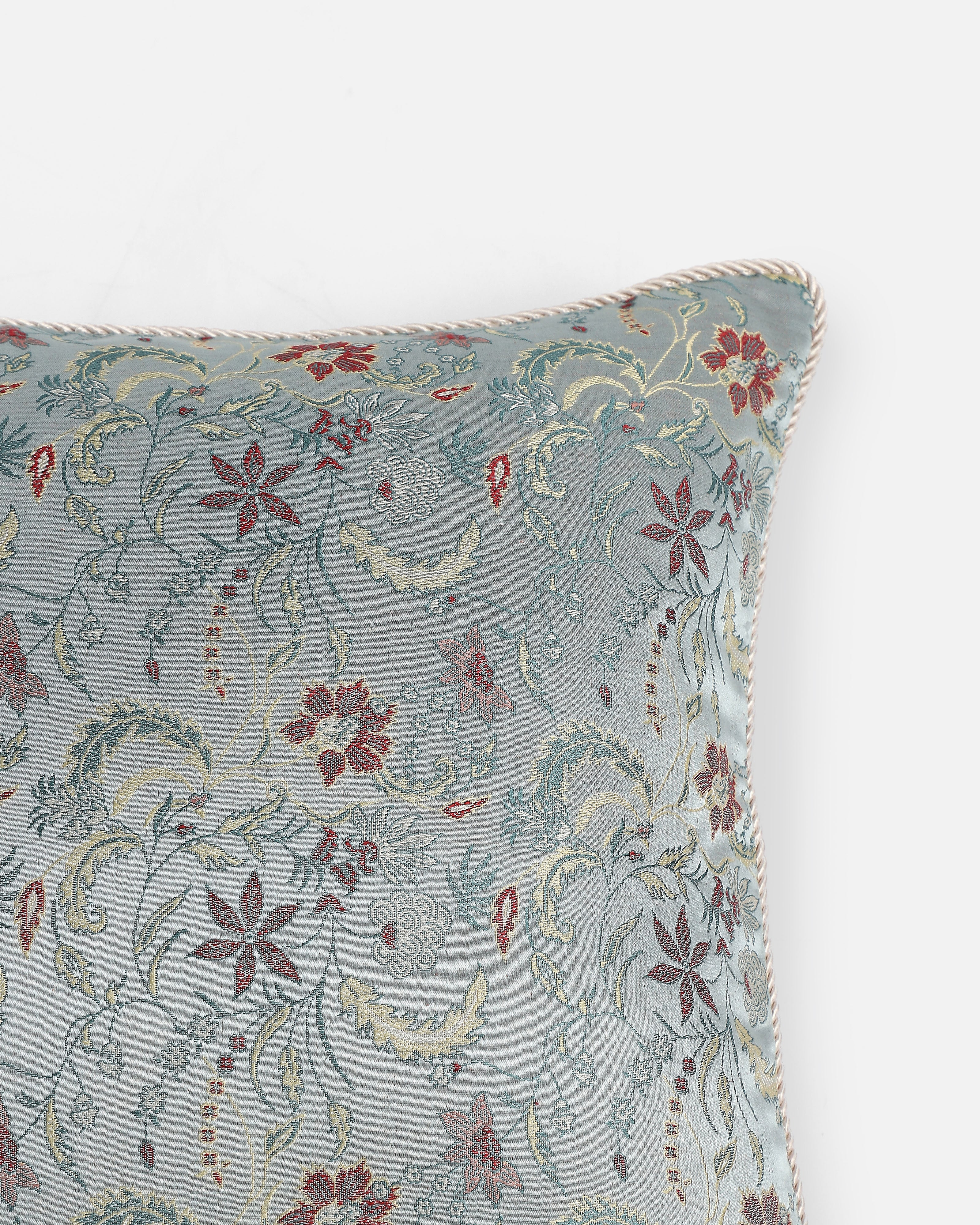 Bel Banarasi Tanchoi Silk Cushion Cover