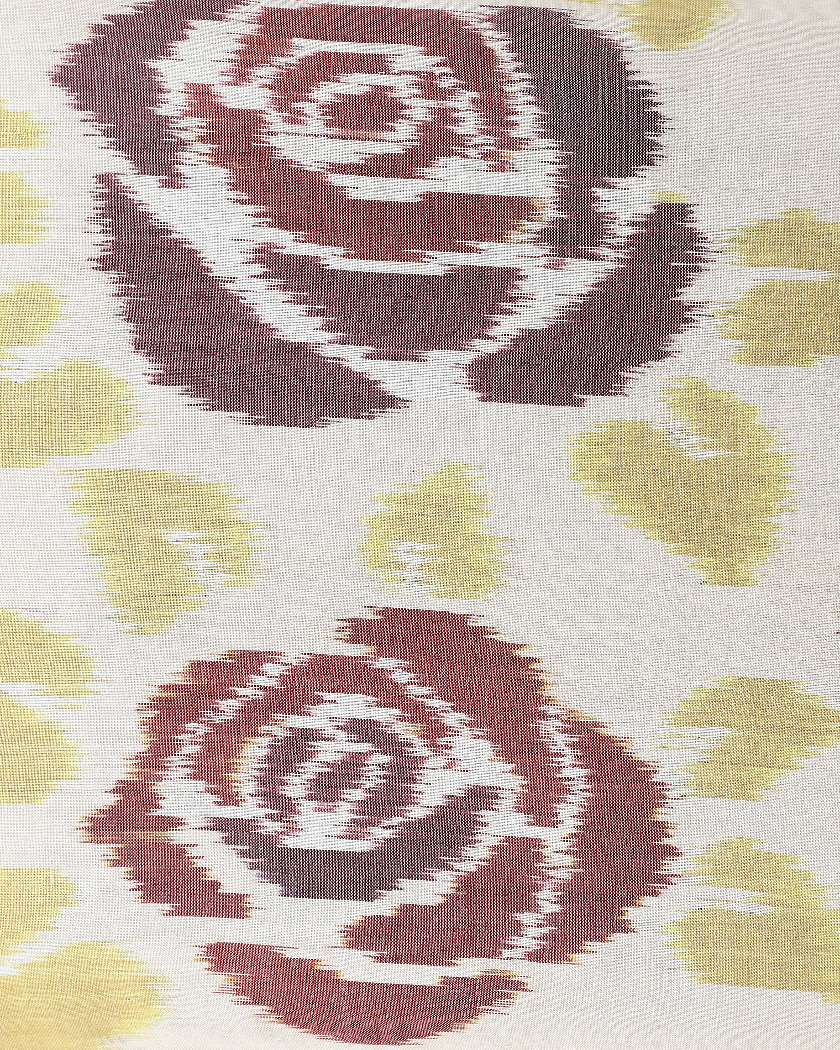 Rosey Pochampally Weft Ikat Silk Cushion Cover