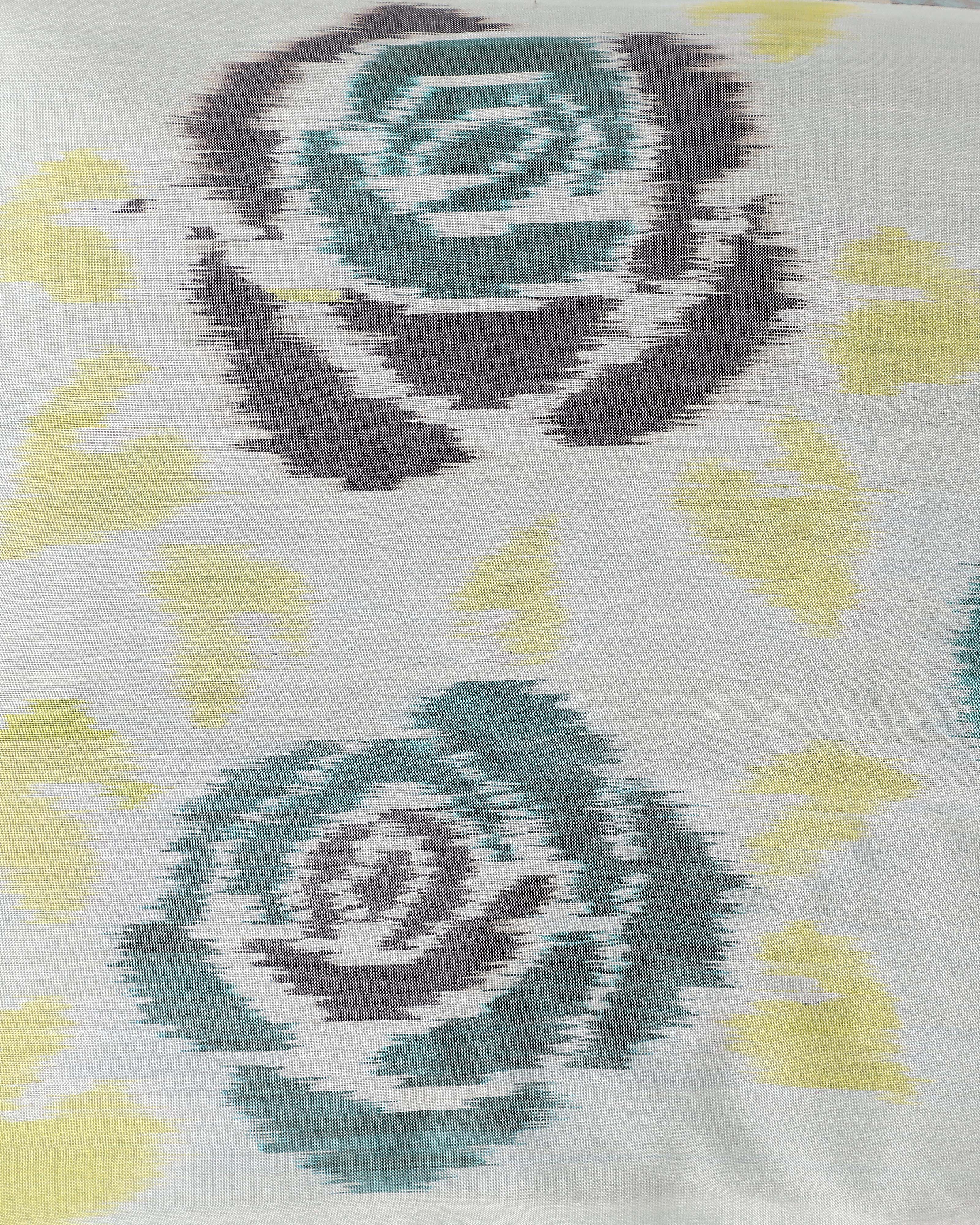Rosey Pochampally Weft Ikat Silk Cushion Cover