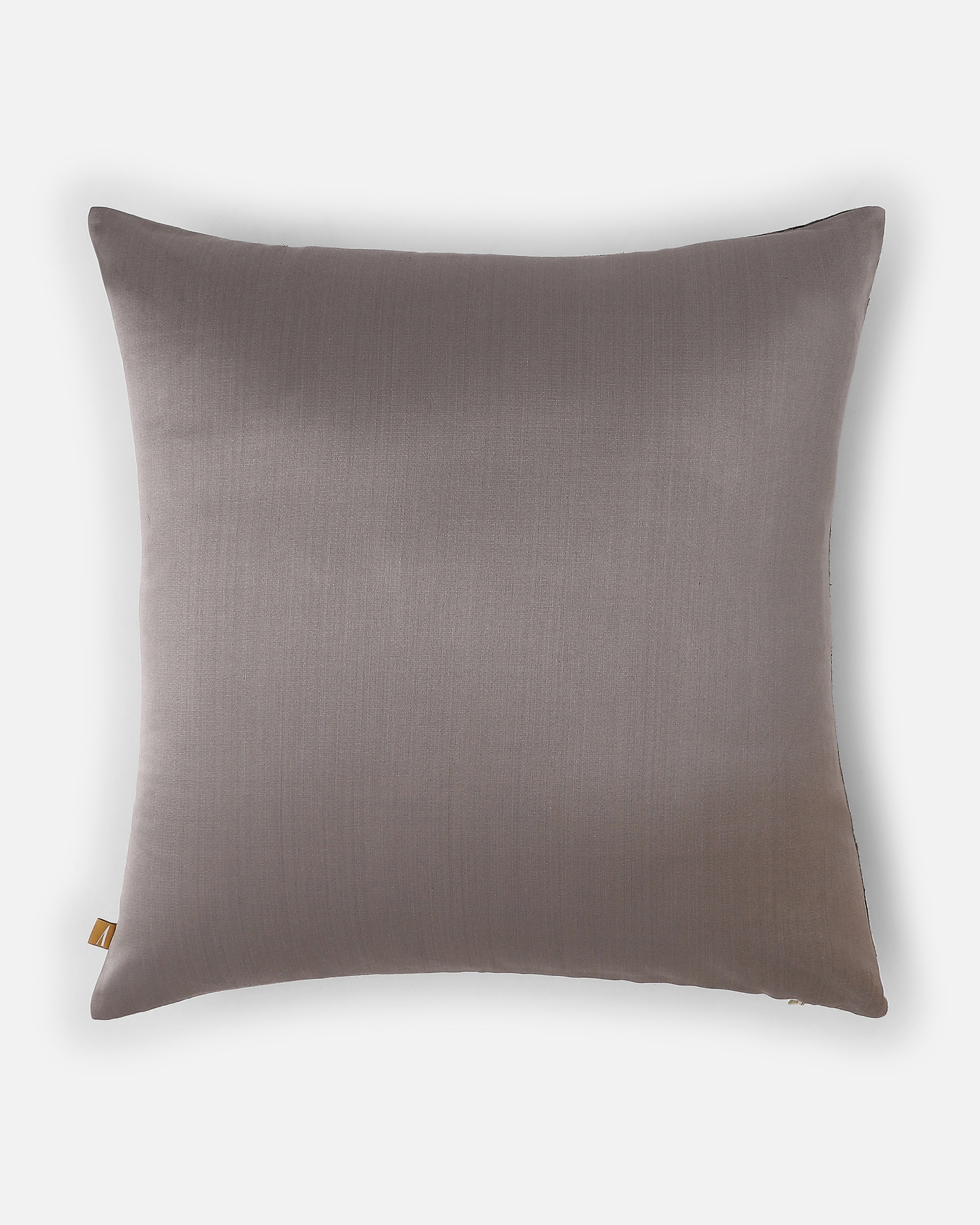 Conan Pochampally Warp Ikat Silk Cushion Cover