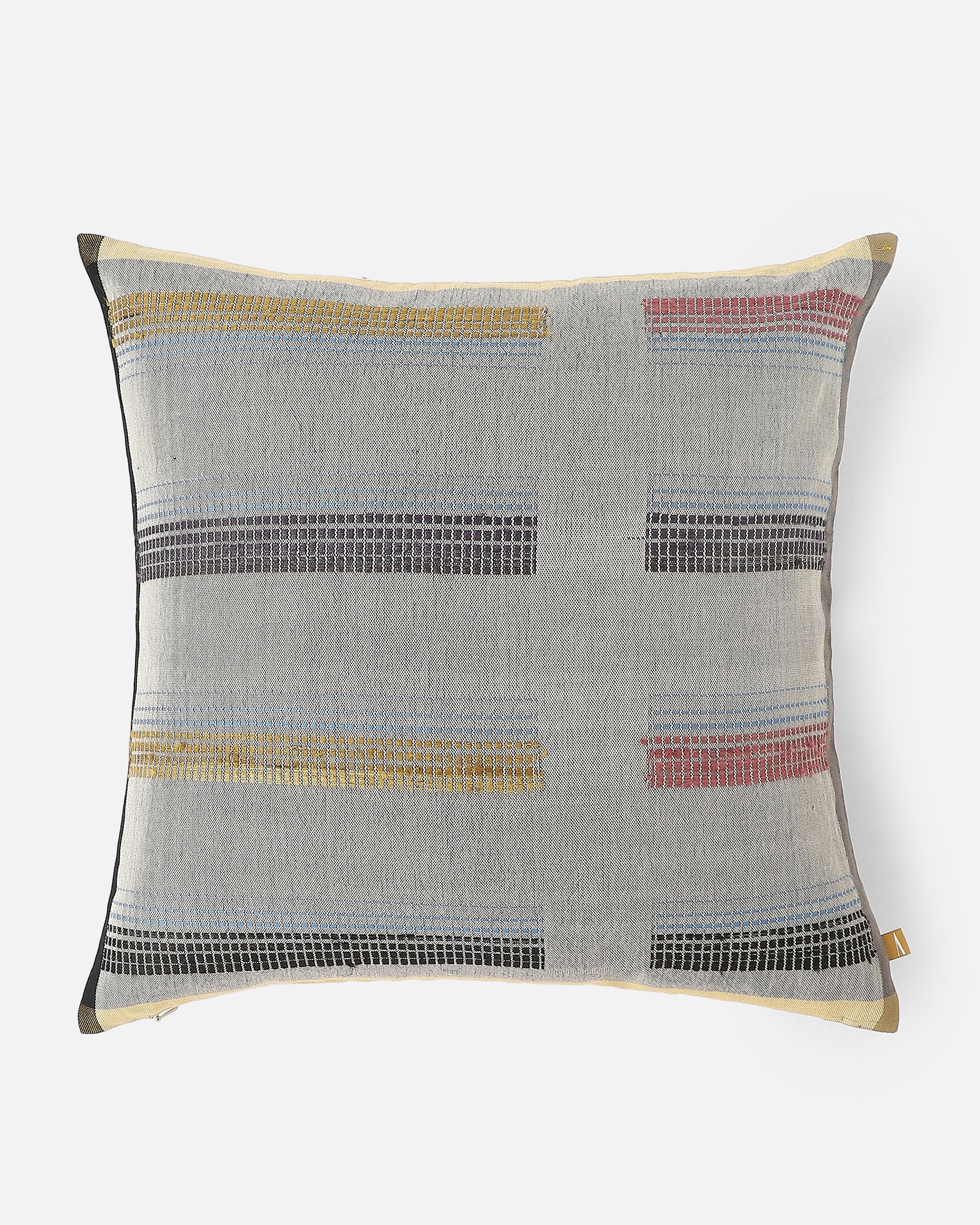 Bing Bhujodi Extra Weft Cotton Cushion Cover