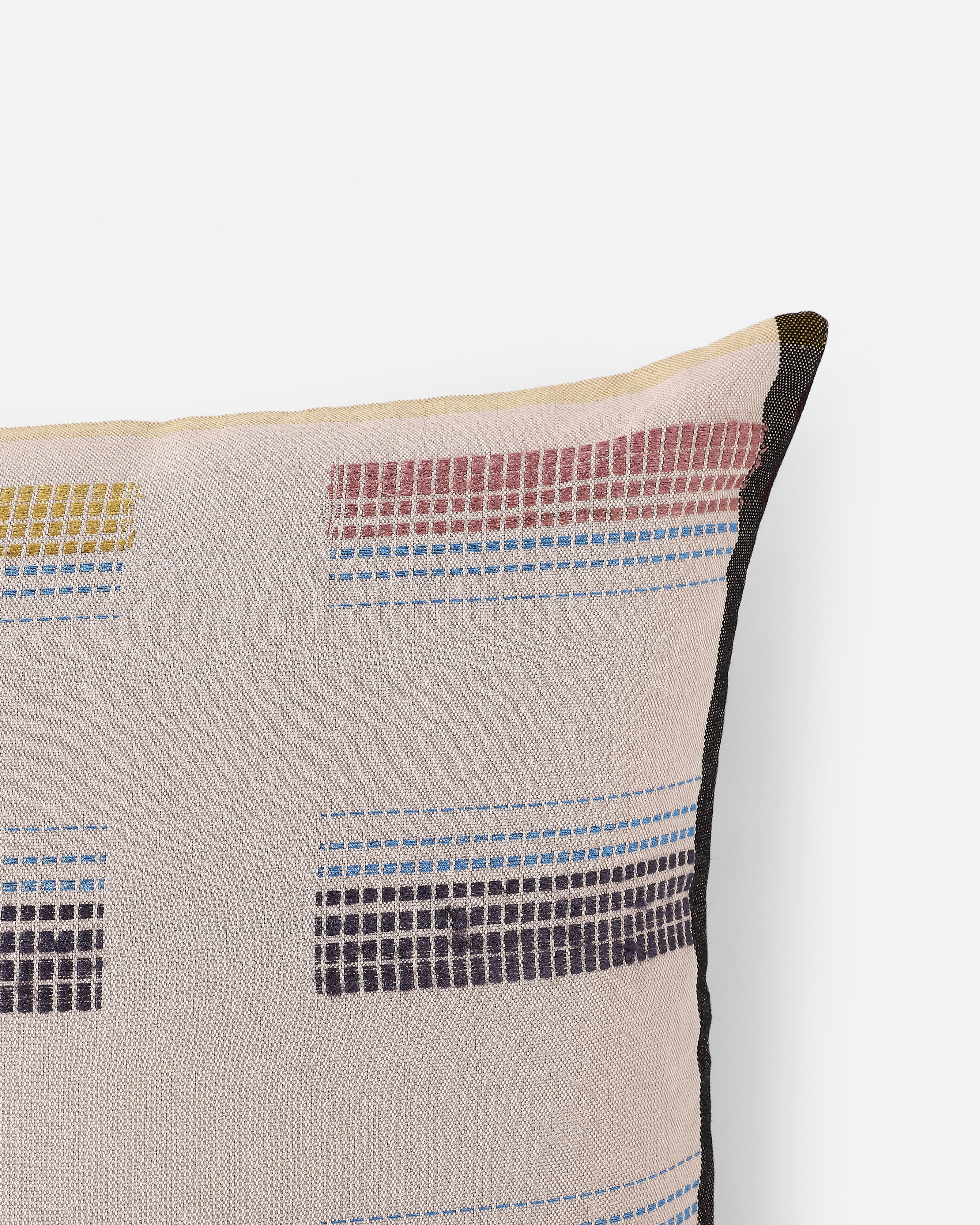 Bing Bhujodi Extra Weft Cotton Cushion Cover