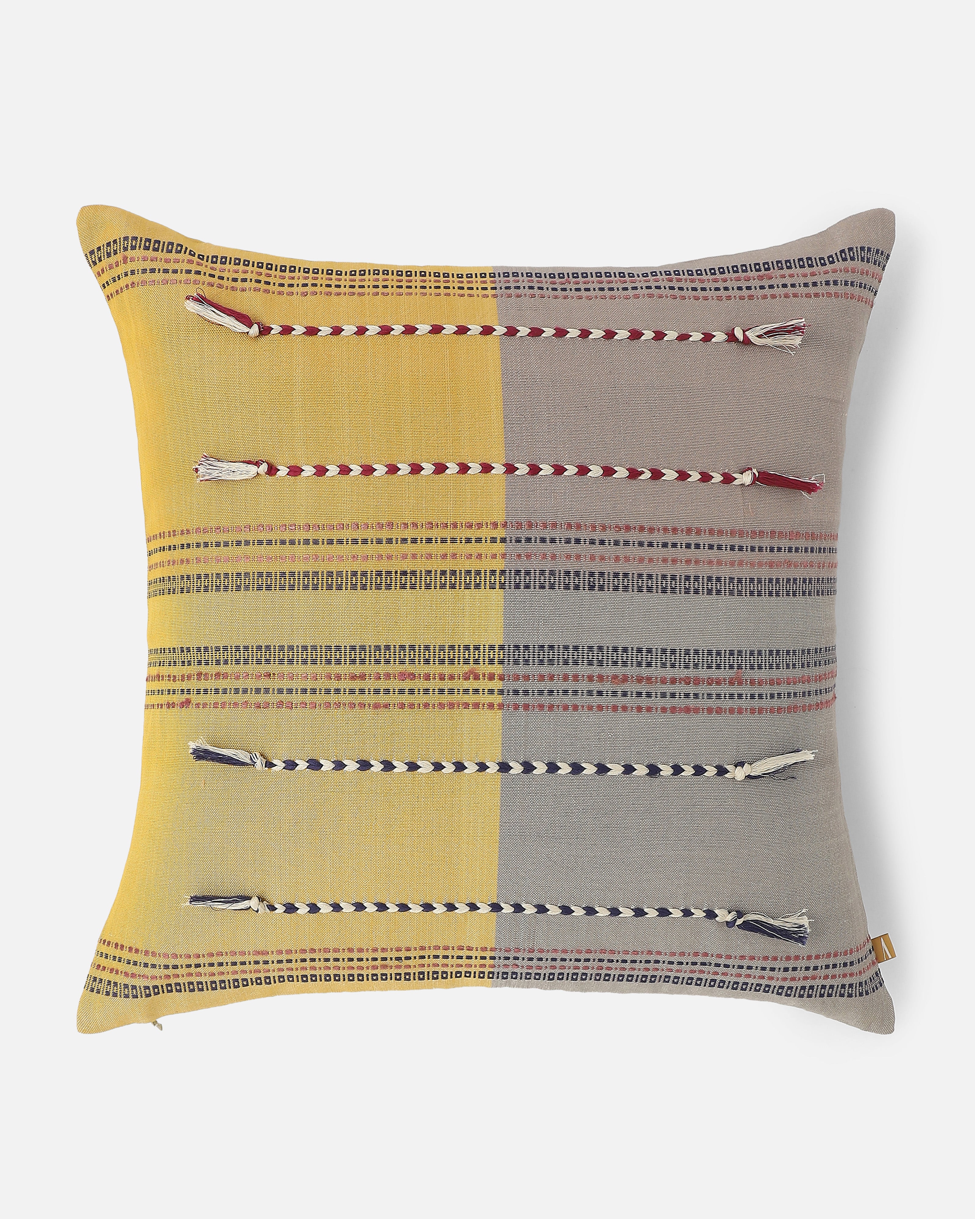 Jill Bhujodi Extra Weft Cotton Cushion Cover