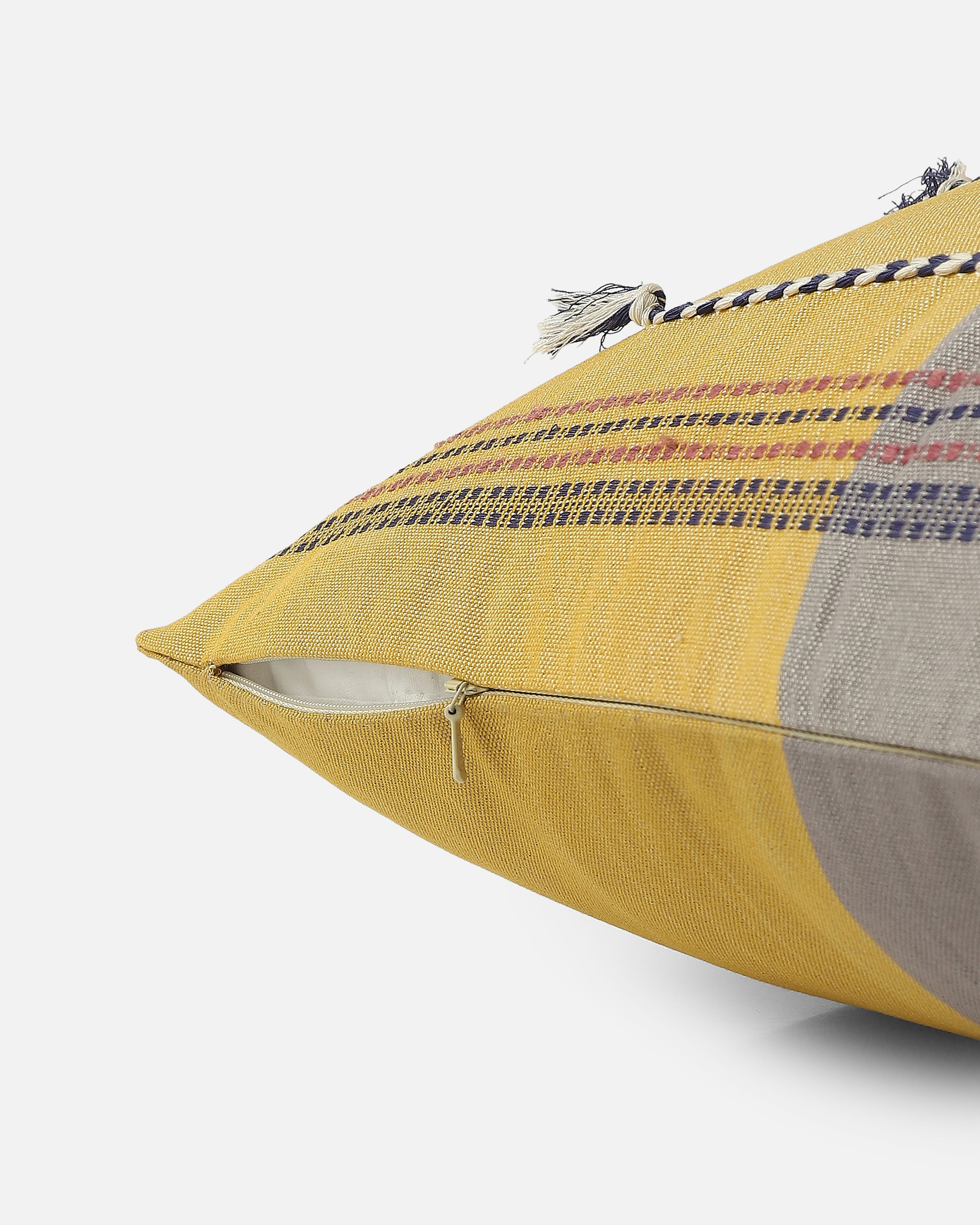 Jill Bhujodi Extra Weft Cotton Cushion Cover