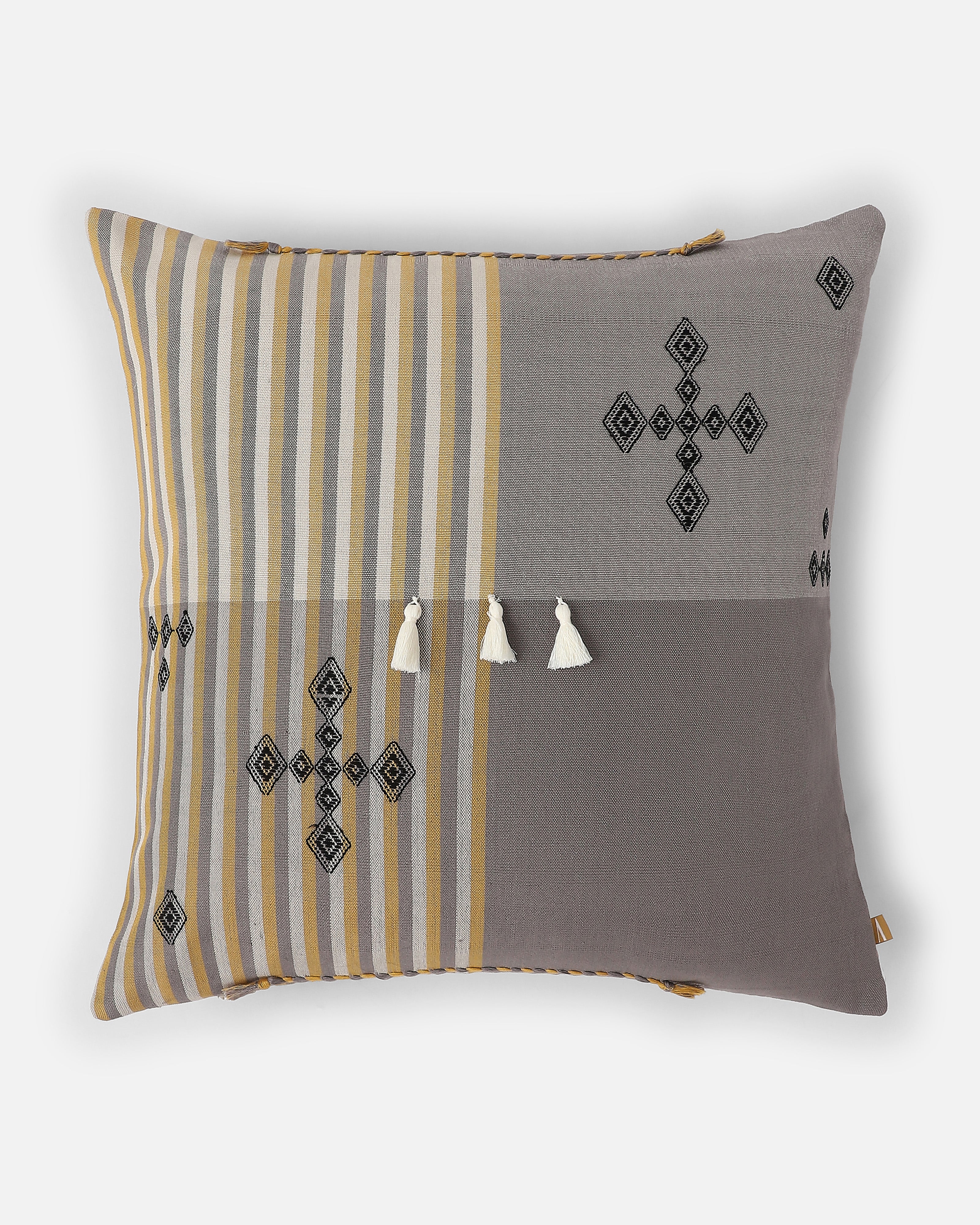 Simiya Bhujodi Extra Weft Cotton Cushion Cover