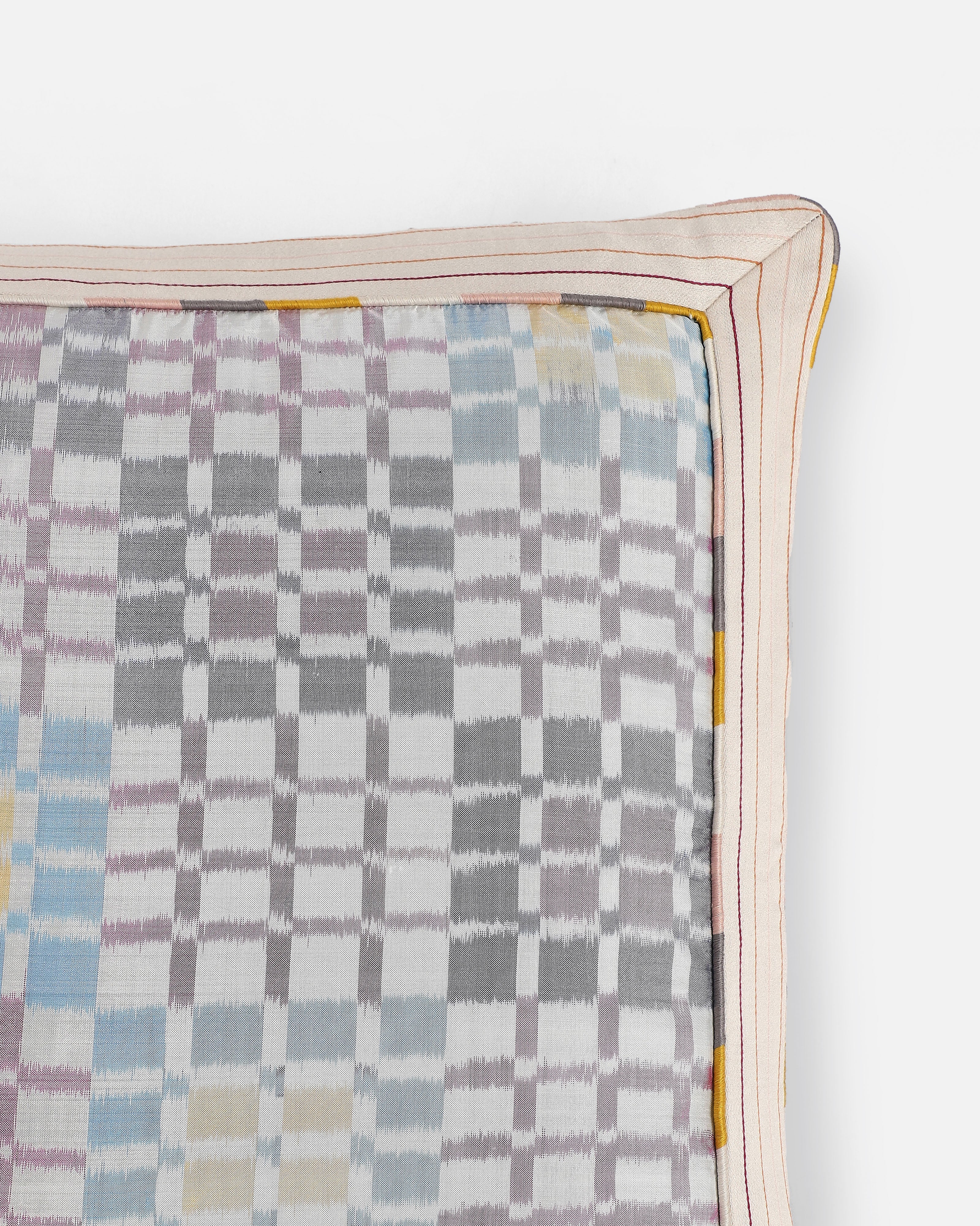 Niffi Pochampally Warp Ikat Silk Cushion Cover