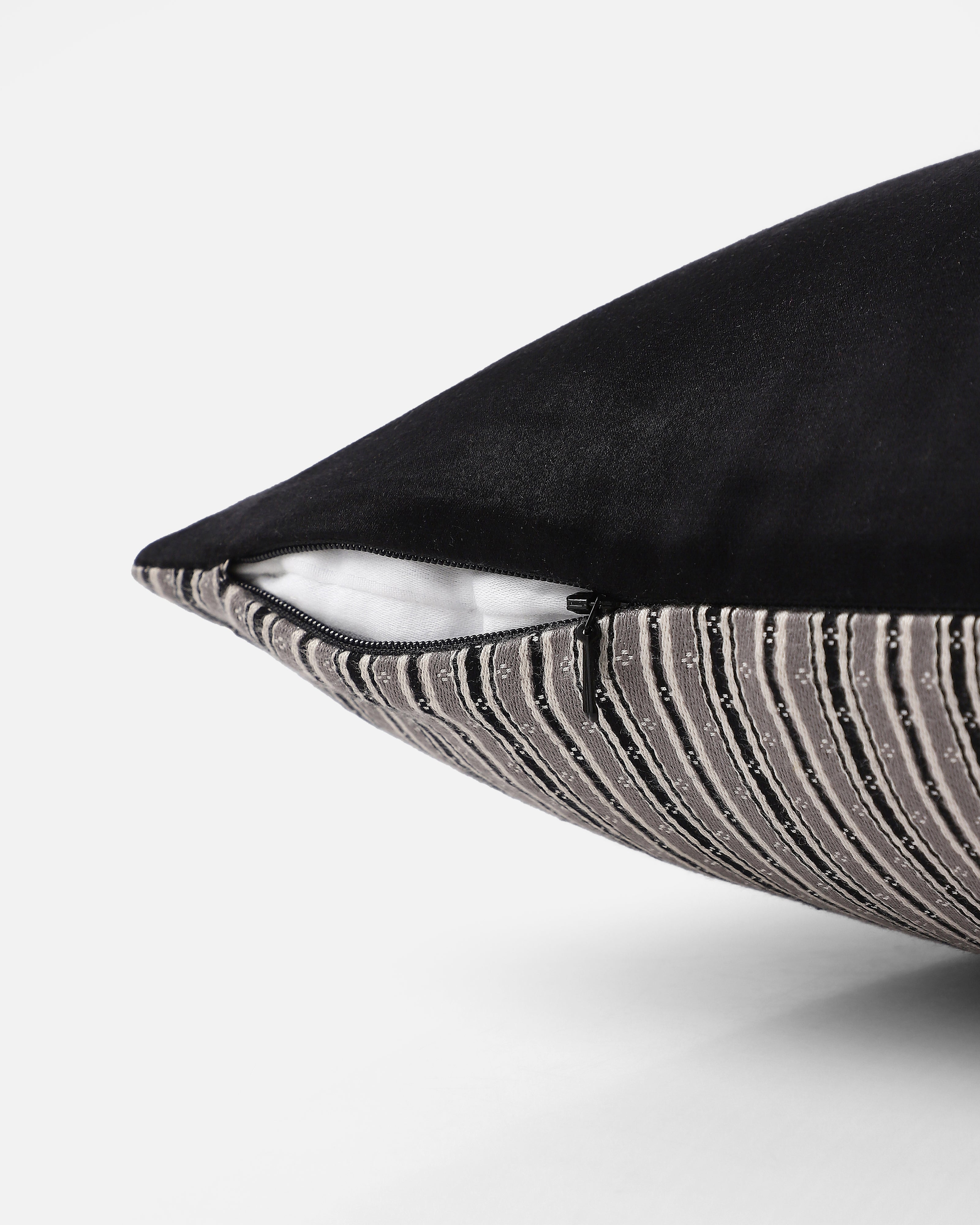 Cruz Banarasi Satin Silk Cotton Cushion Cover