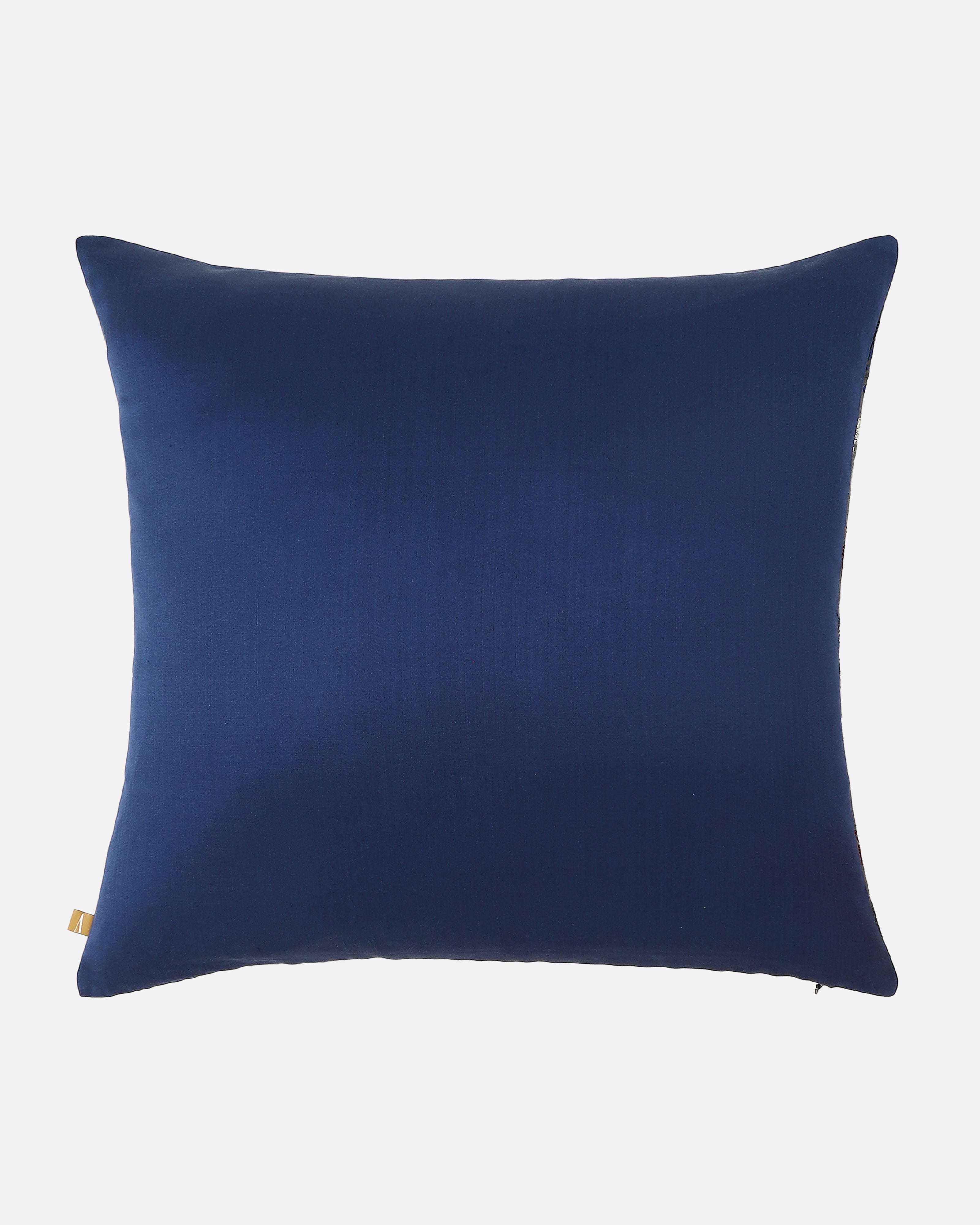 Vanilla Banarasi Fekwa Silk Cushion Cover