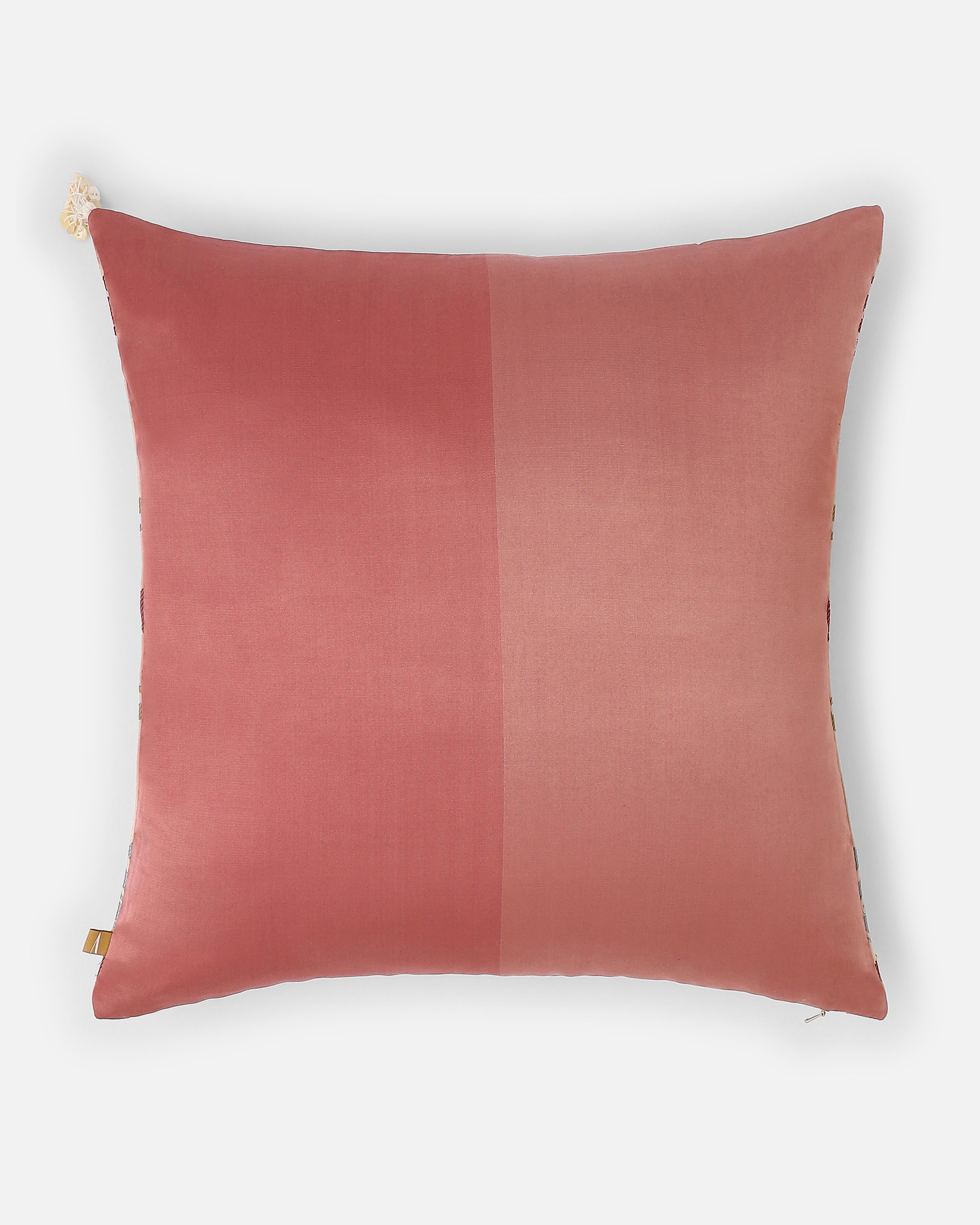 Aimee Banarasi Gyasar Silk Viscose Cushion Cover