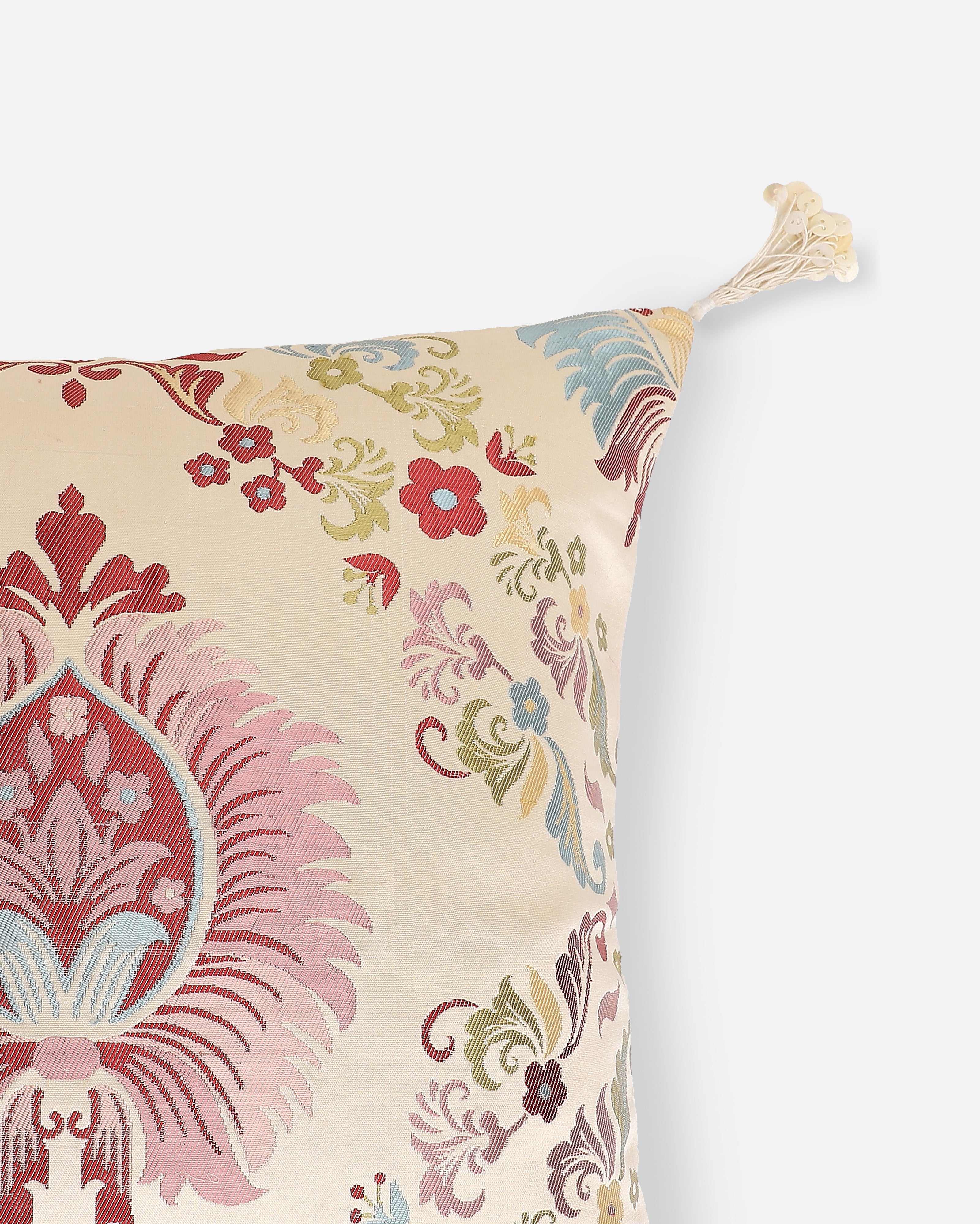 Aimee Banarasi Gyasar Silk Viscose Cushion Cover