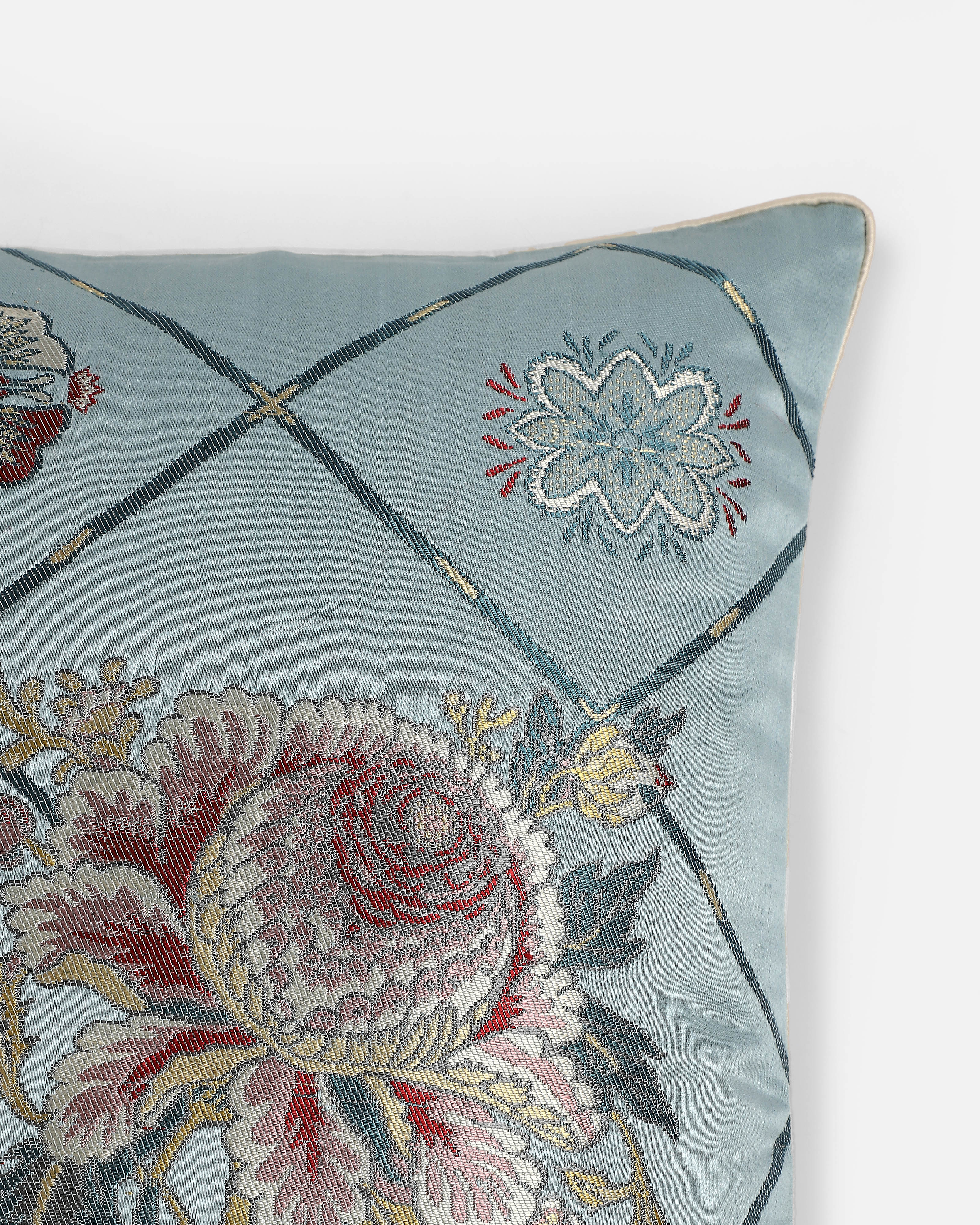 Fleury Banarasi Gyasar Silk Viscose Cushion Cover