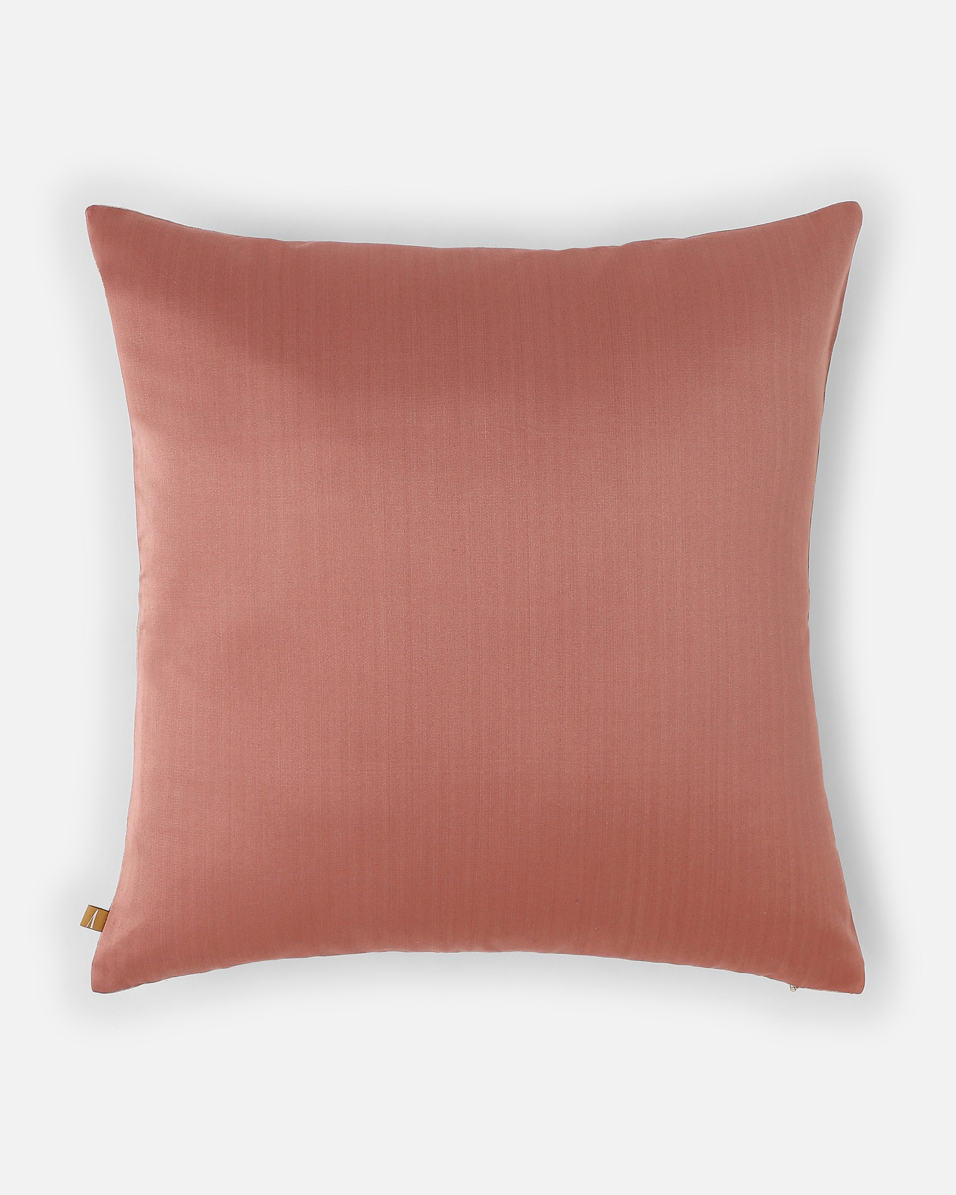 Hirni Banarasi Tanchoi Silk Cushion Cover