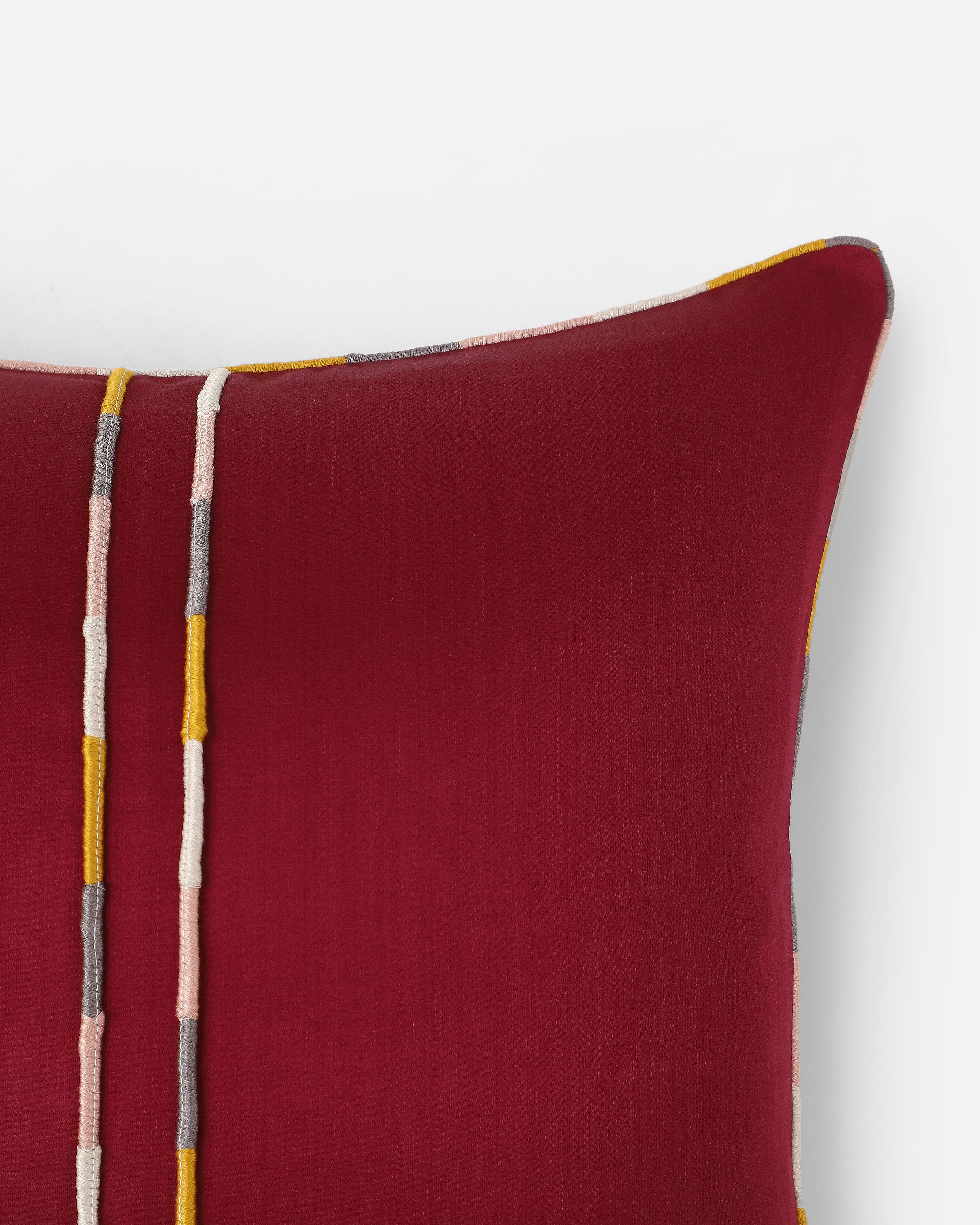 Mia Banarasi Satin Silk Cotton Cushion Cover