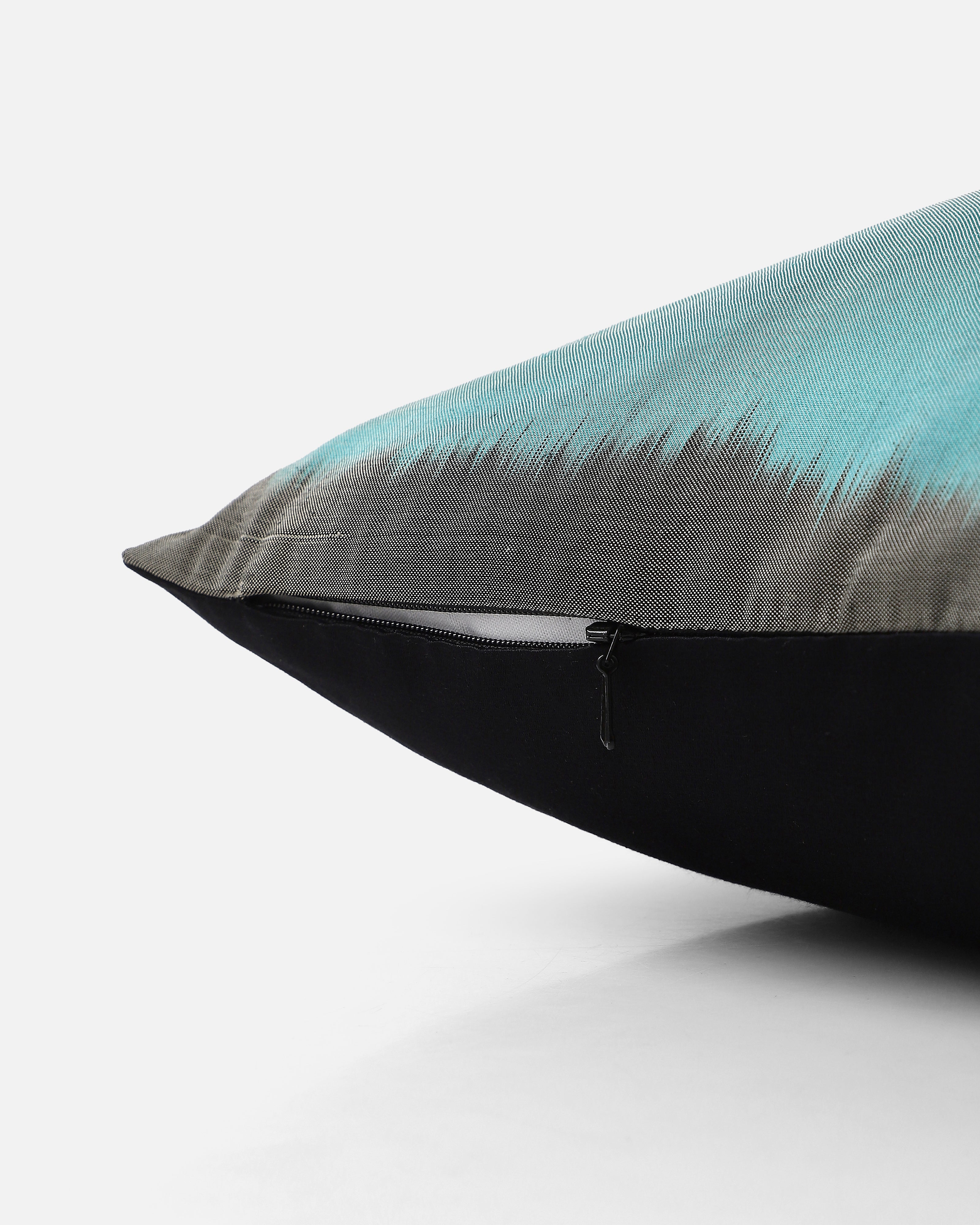 Ladder Pochampally Weft Ikat Silk Cushion Cover