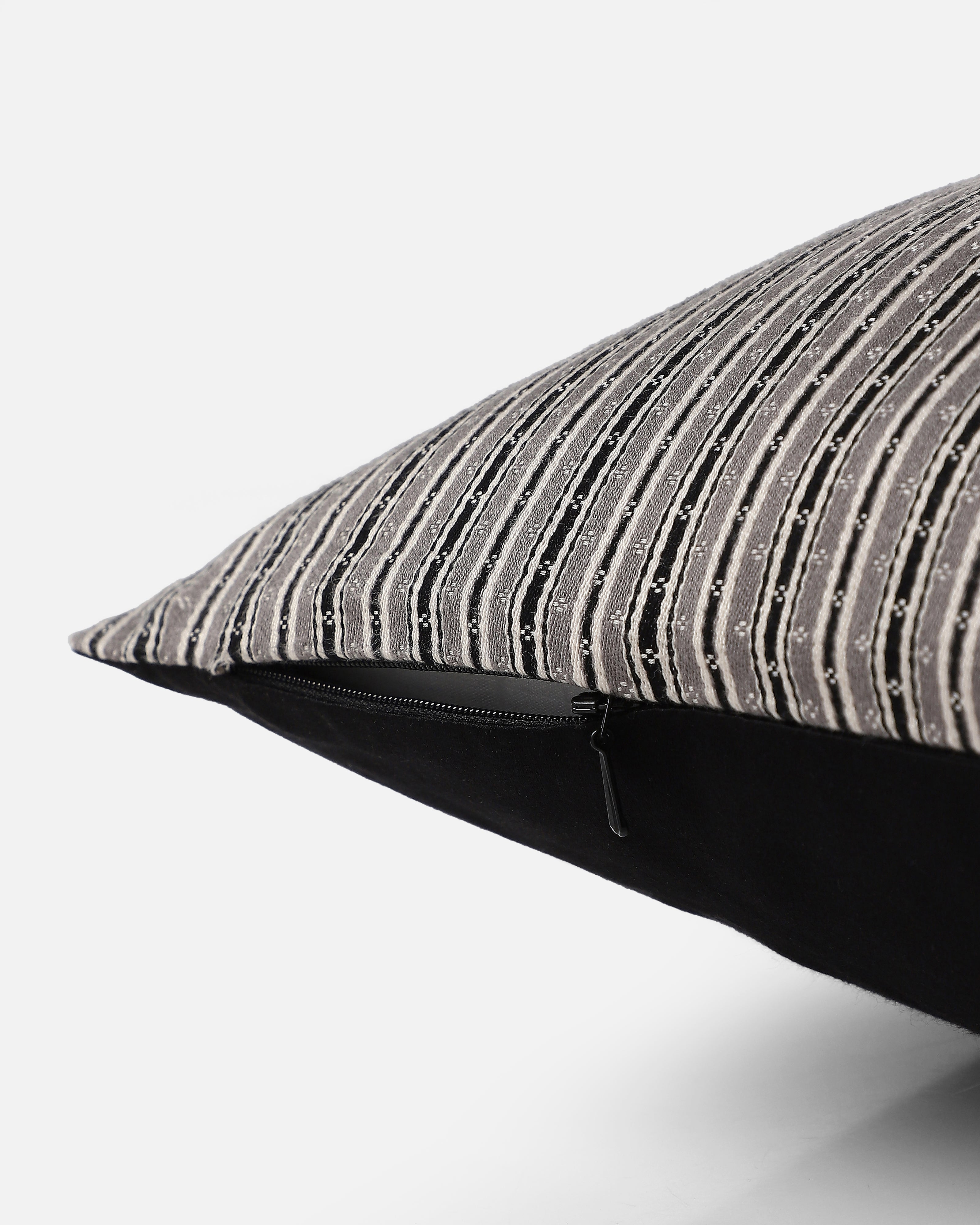 Logi Bhujodi Mashru Viscose Cotton Cushion Cover