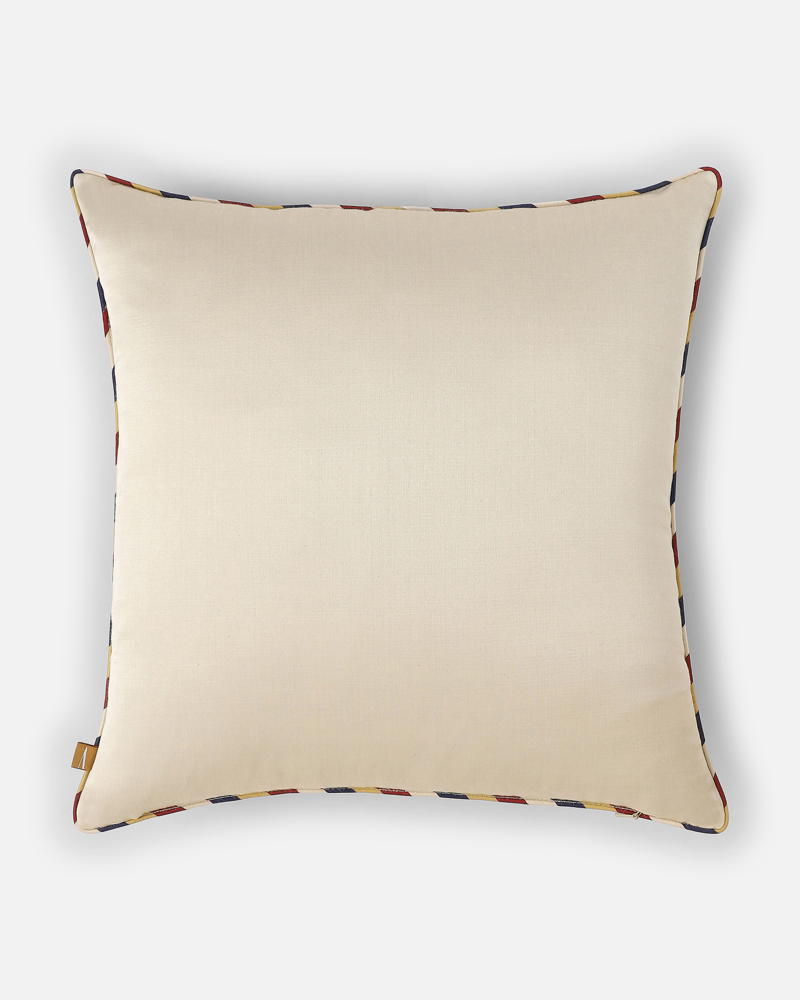 Sabah Banarasi Satin Silk Cotton Cushion Cover