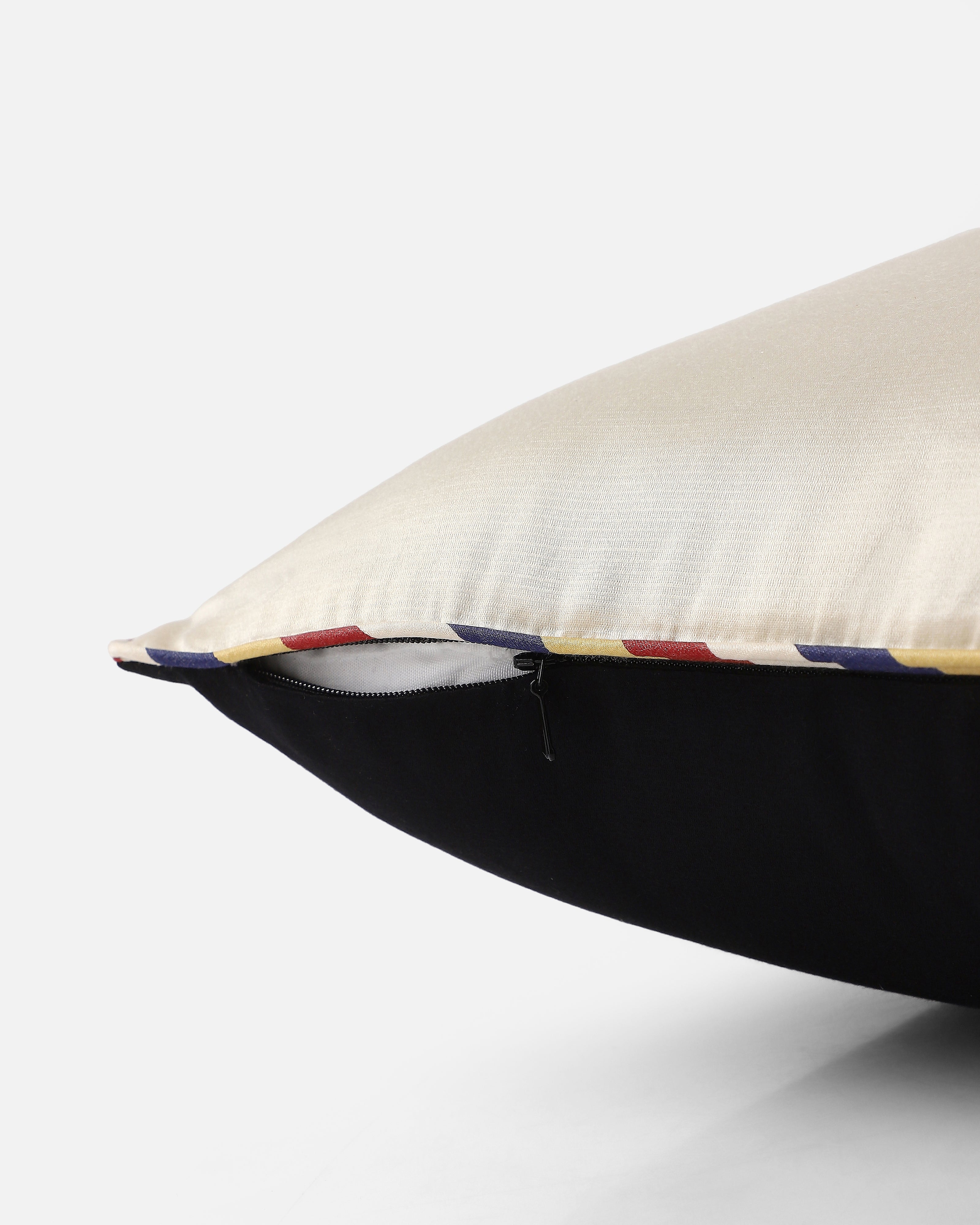 Sabah Banarasi Satin Silk Cotton Cushion Cover