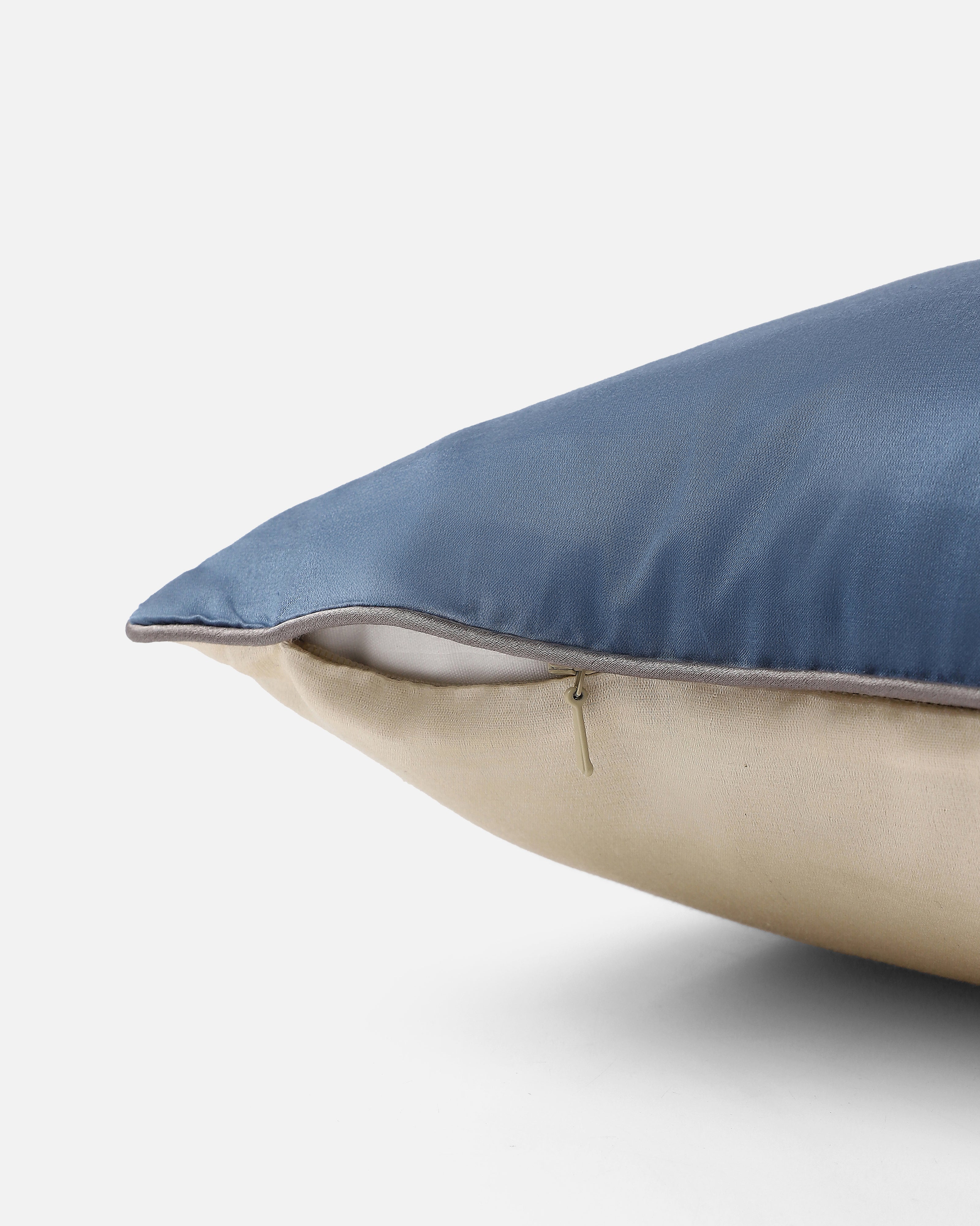 Pearl Banarasi Satin Silk Cotton Cushion Cover