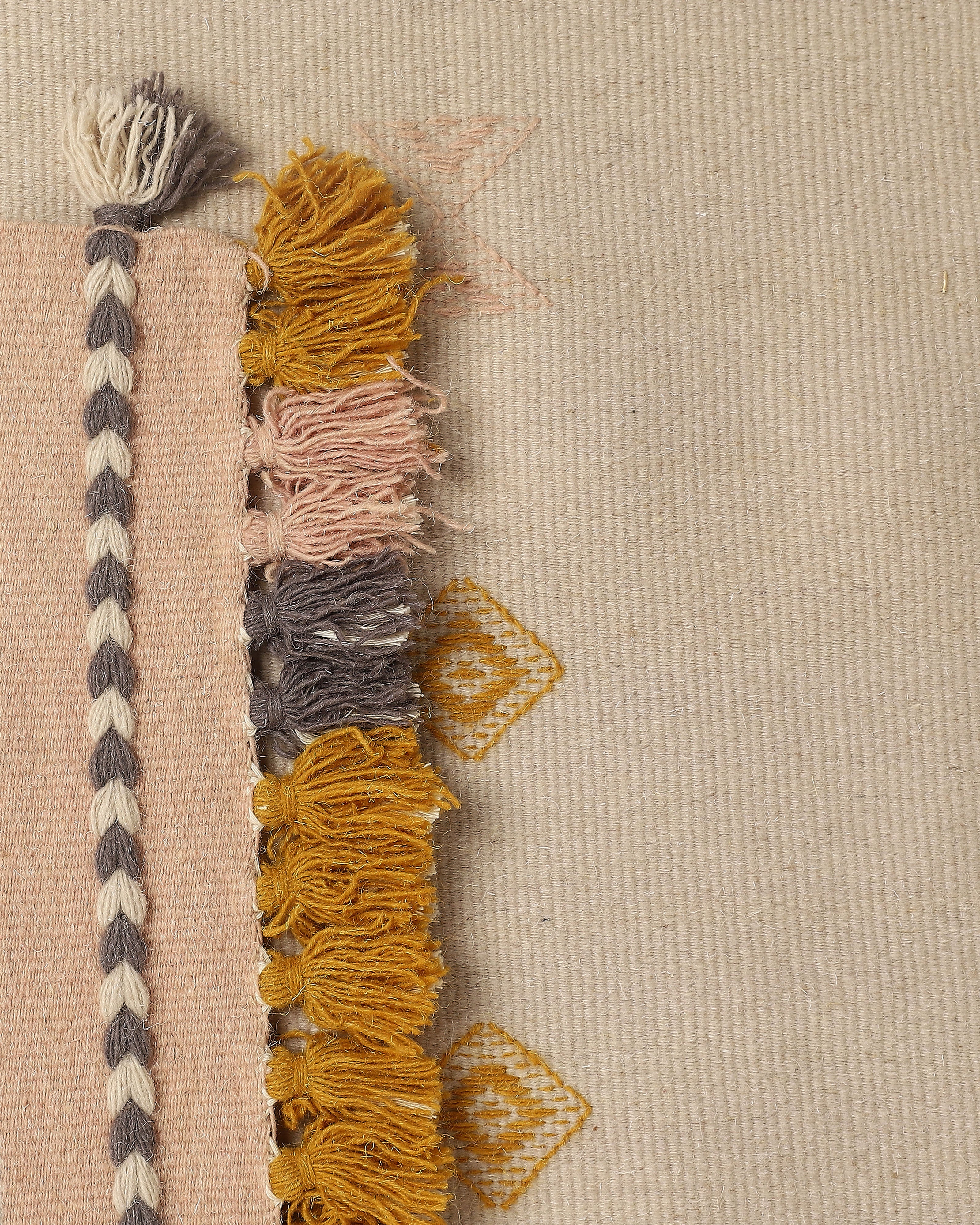 Xia Bhujodi Extra Weft Cotton Wool Rug