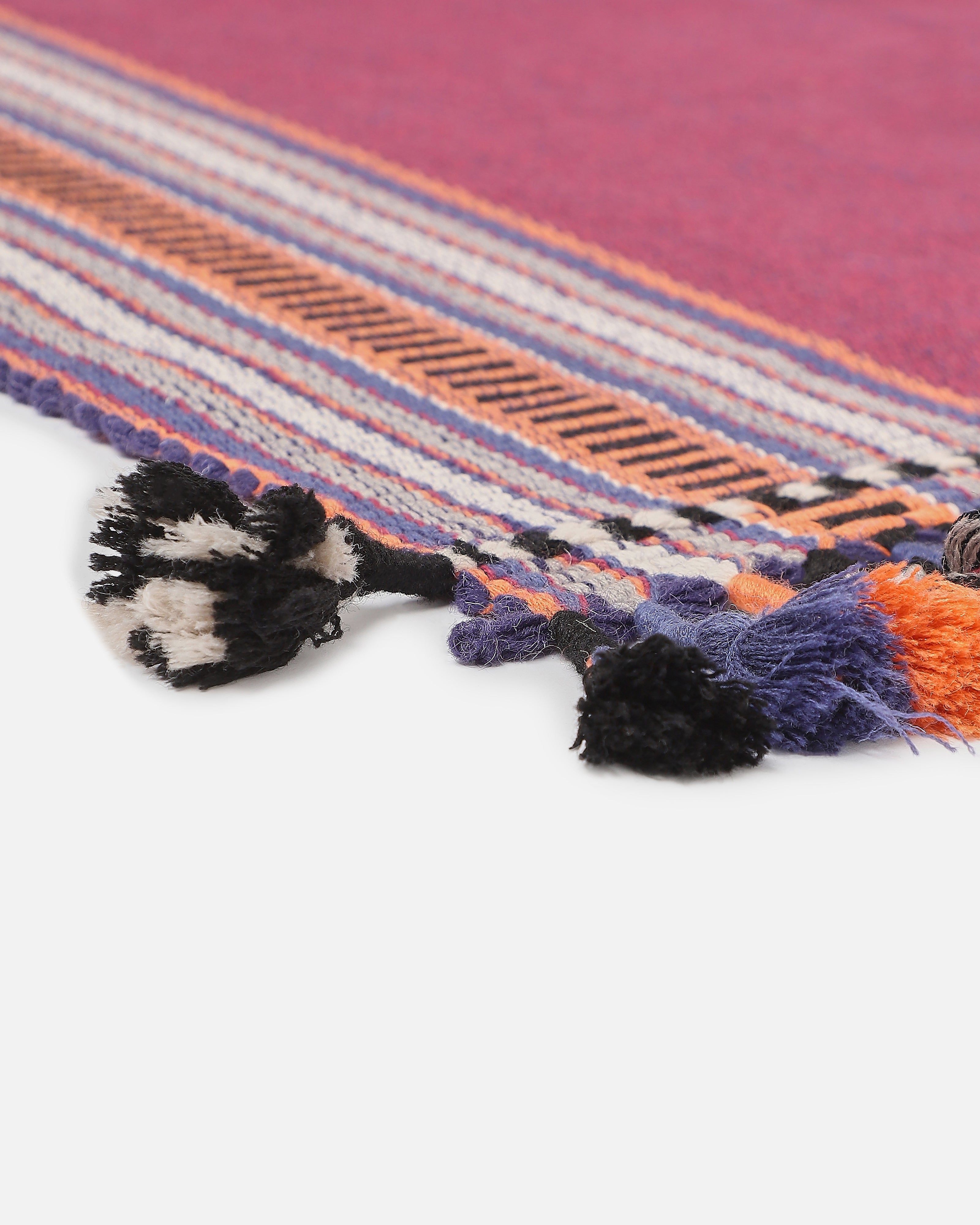 Allora Bhujodi Extra Weft Woolen Rug