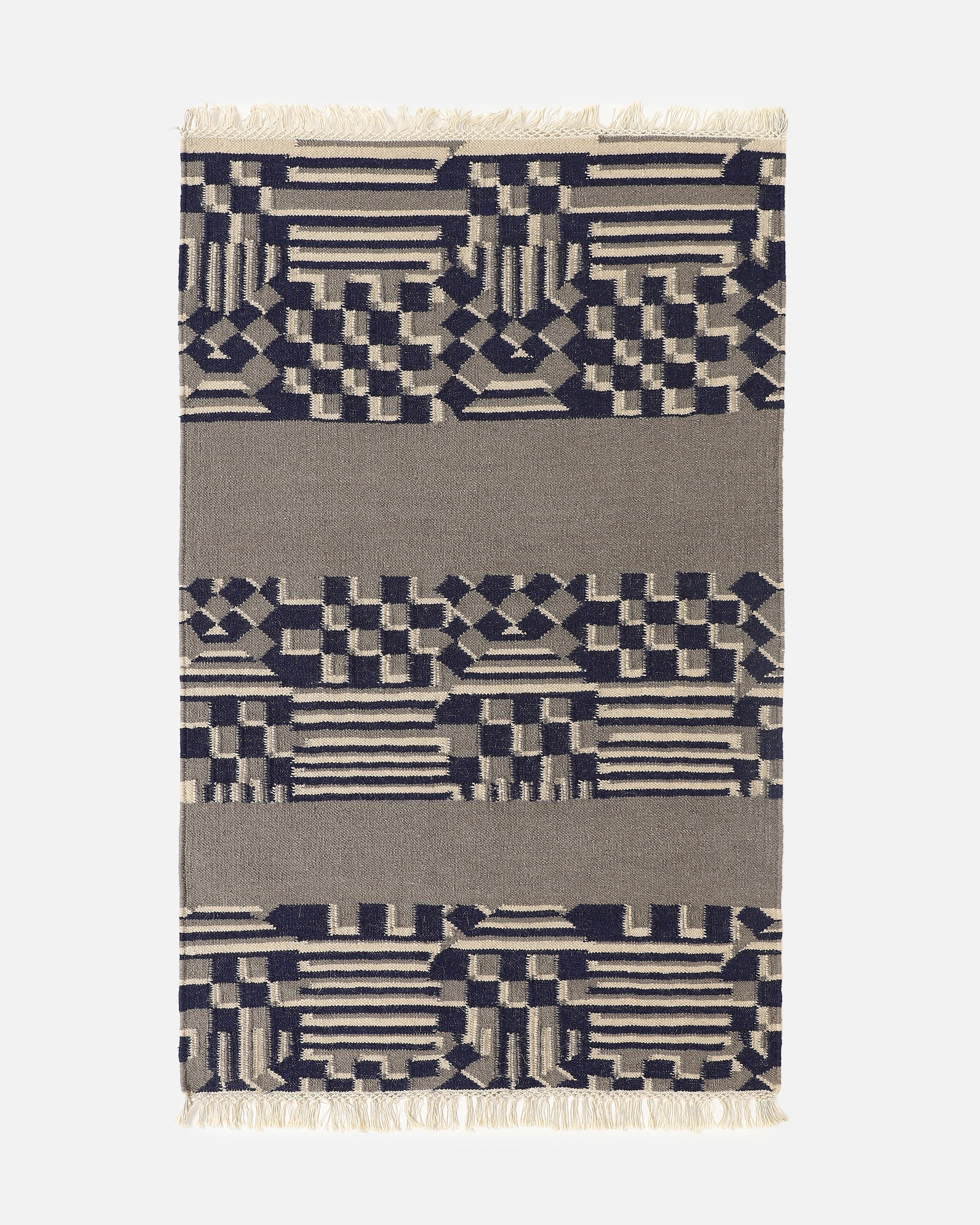 Hidenseek Bhadohi Panja Cotton Wool Rug