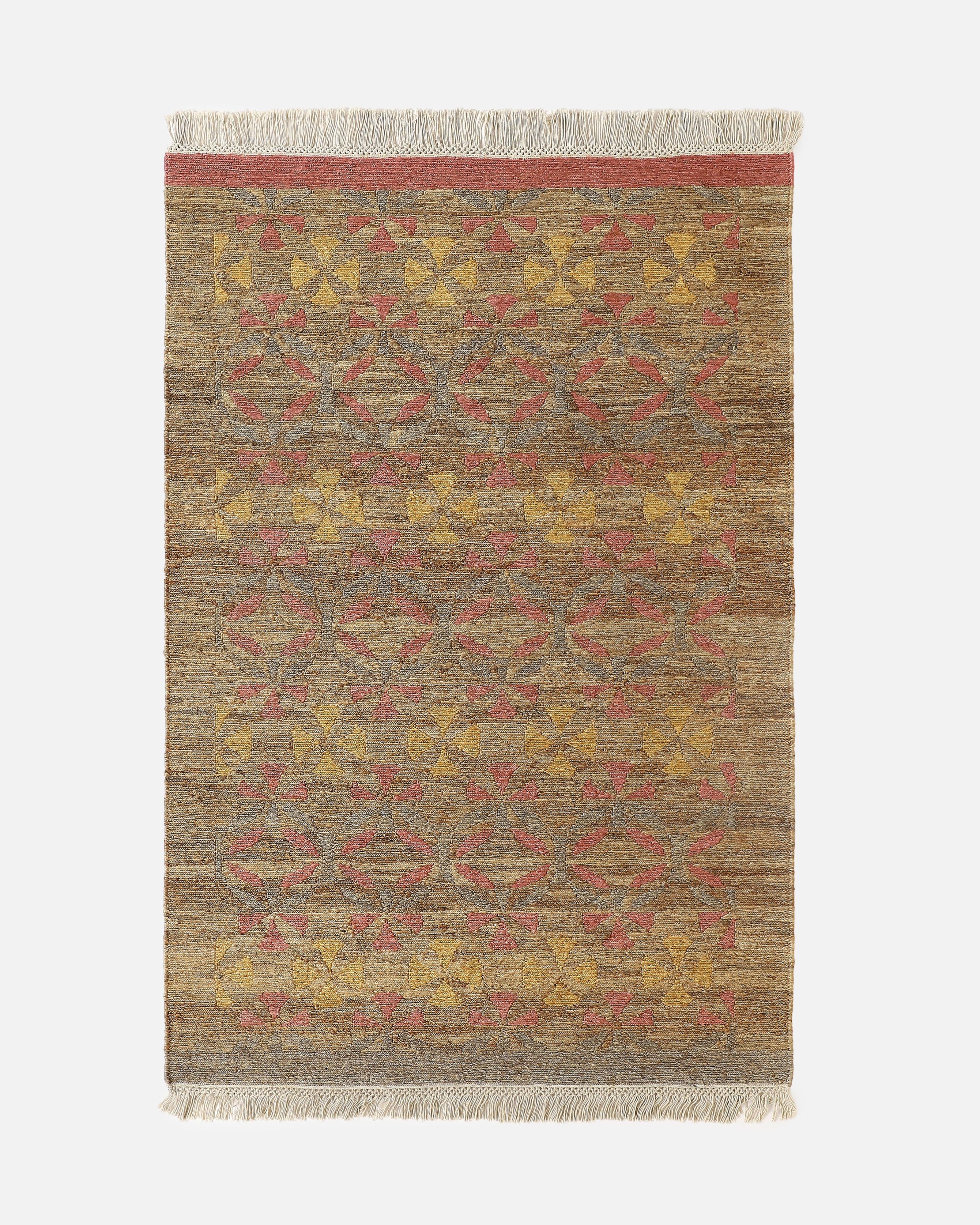 Pop Bhadohi Soumak Cotton Jute Rug