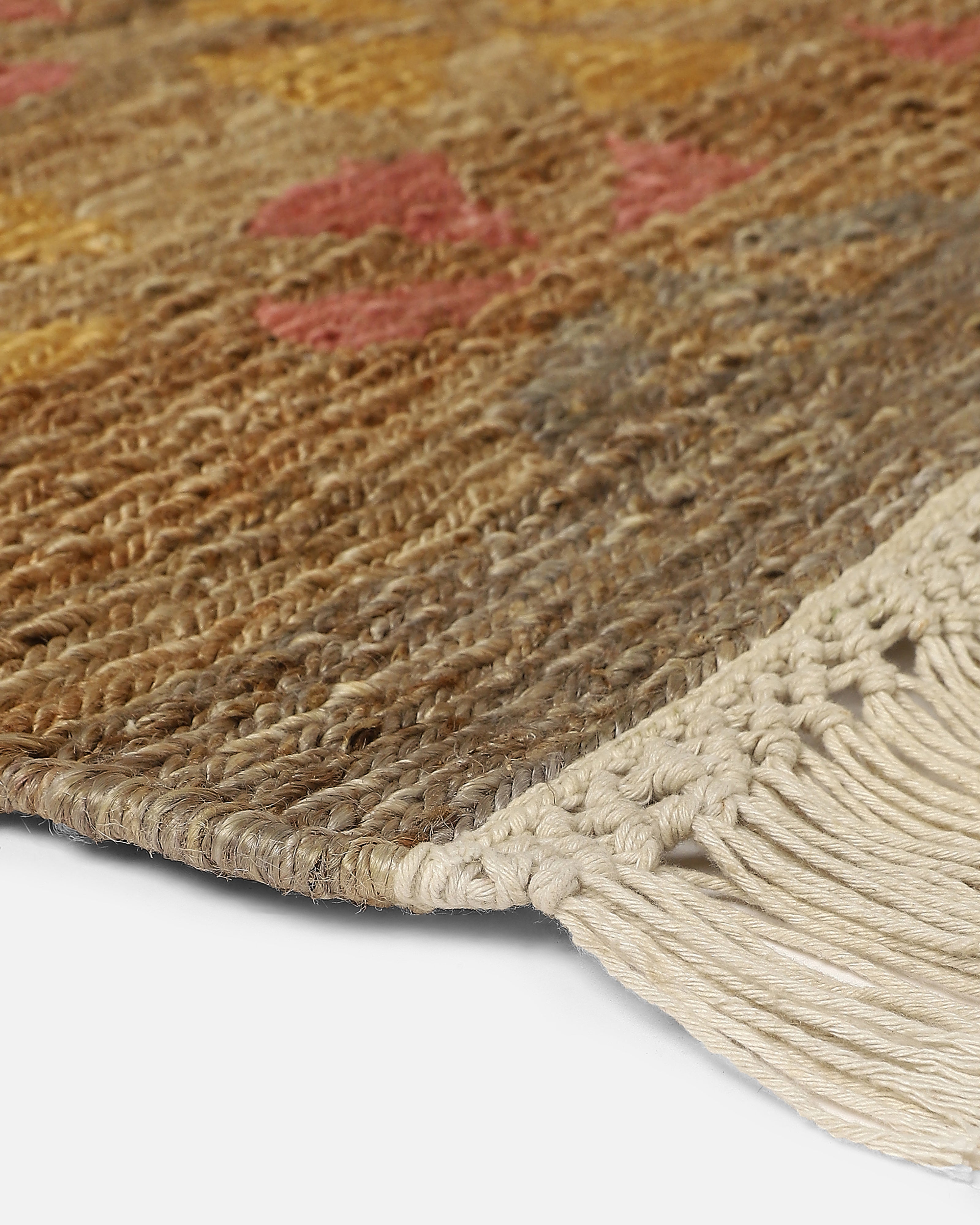 Pop Bhadohi Soumak Cotton Jute Rug