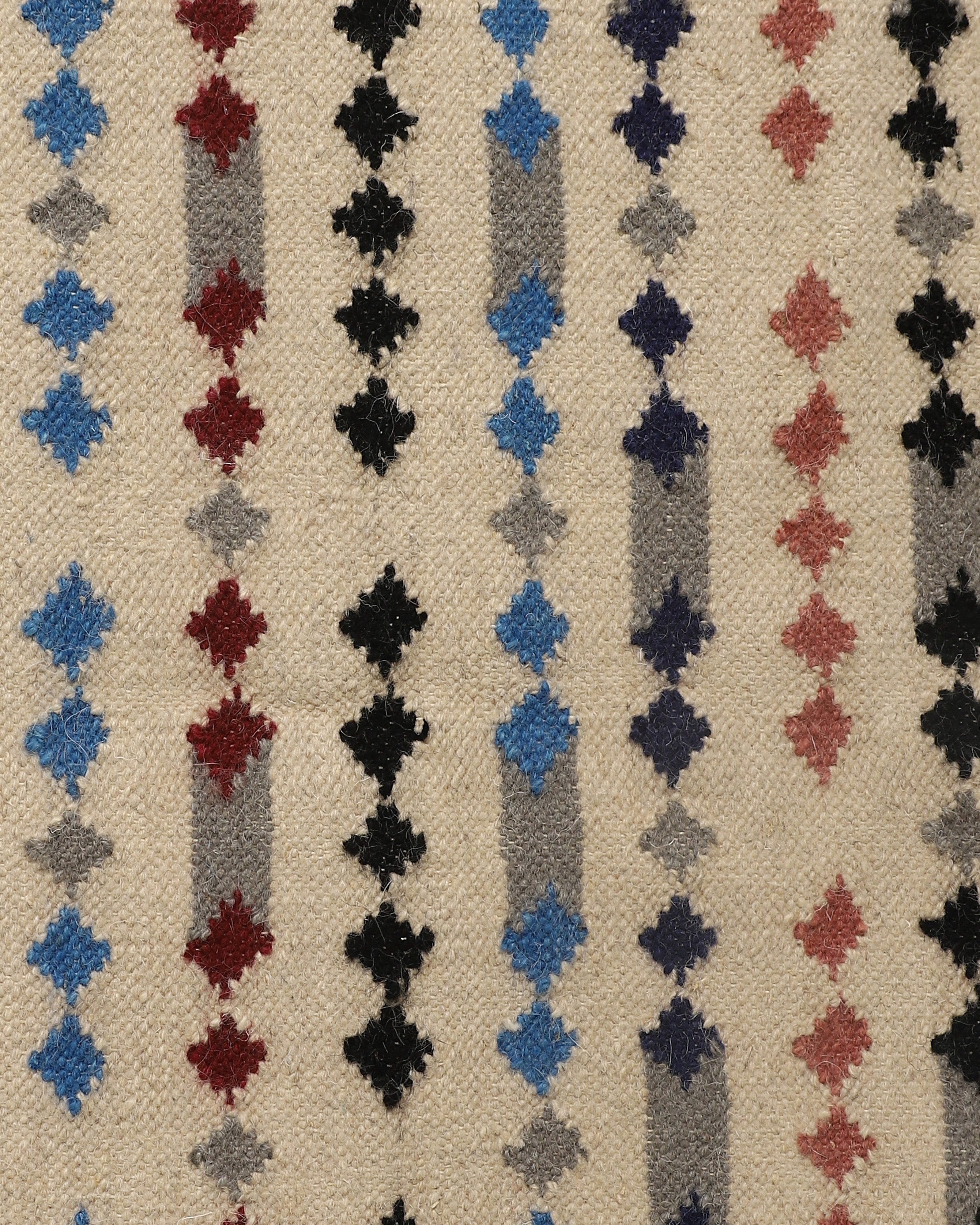 Mini Bhadohi Panja Cotton Wool Rug