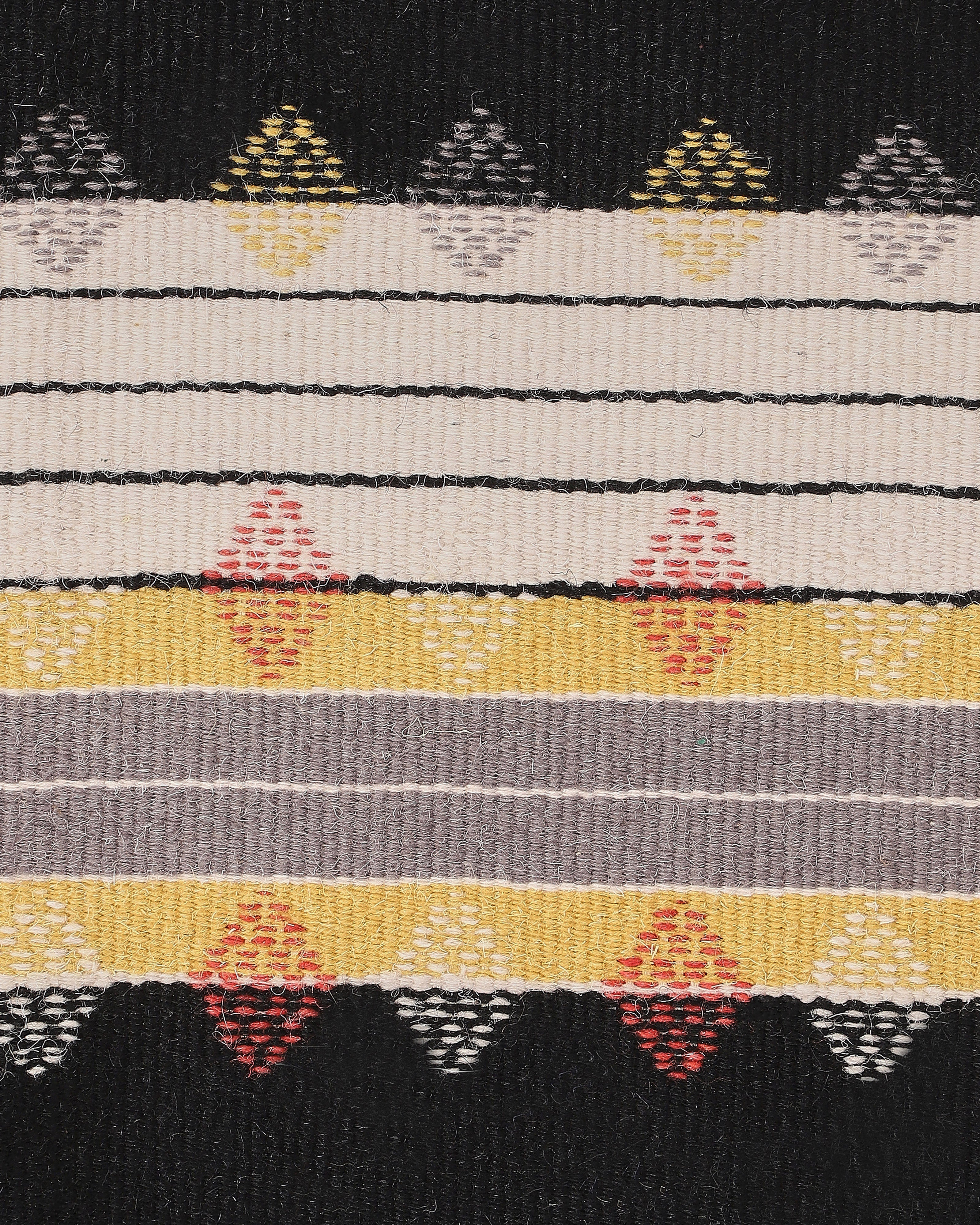 Sareta Bhujodi Extra Weft Cotton Wool Rug