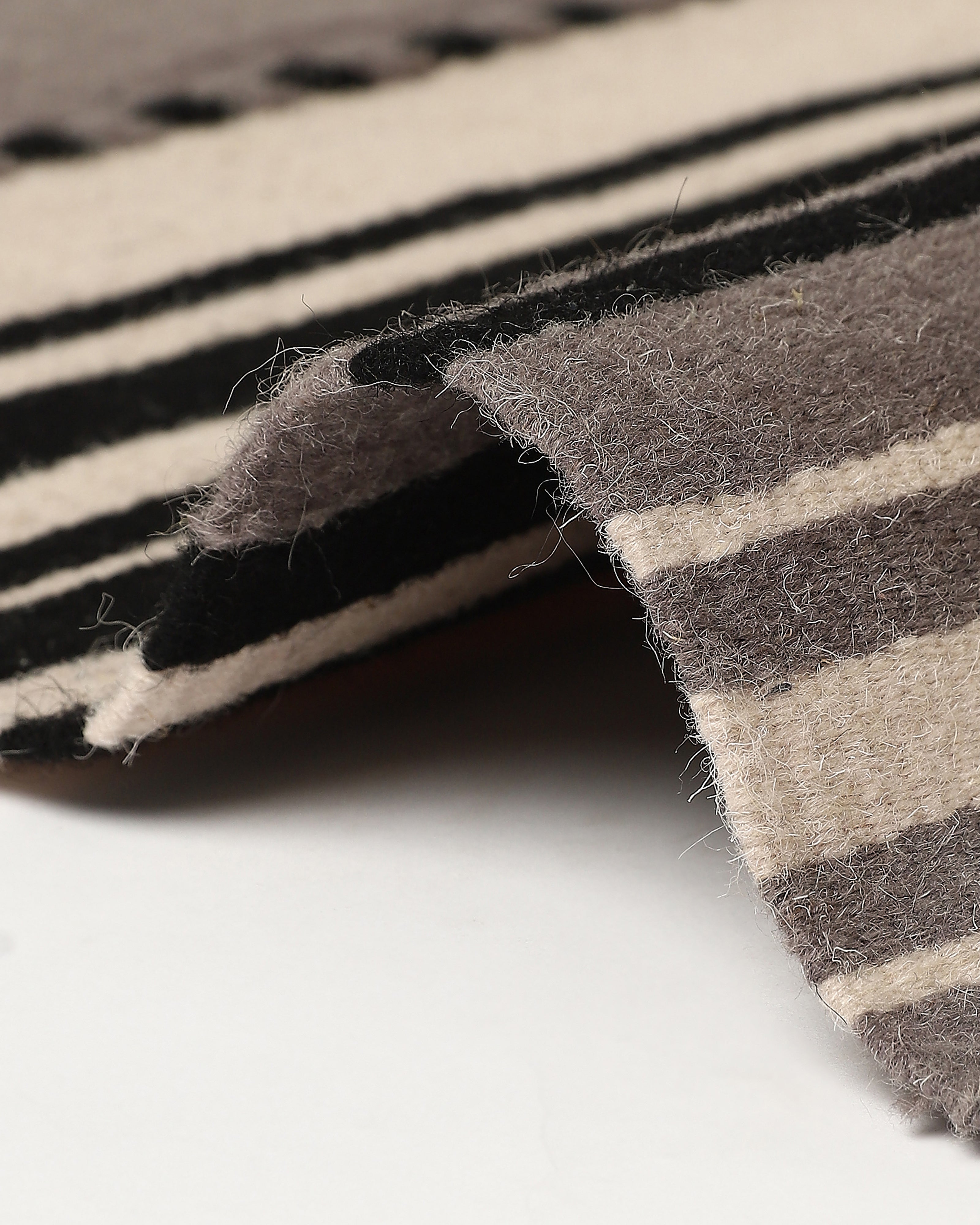 Saveta Bhujodi Extra Weft Cotton Wool Rug