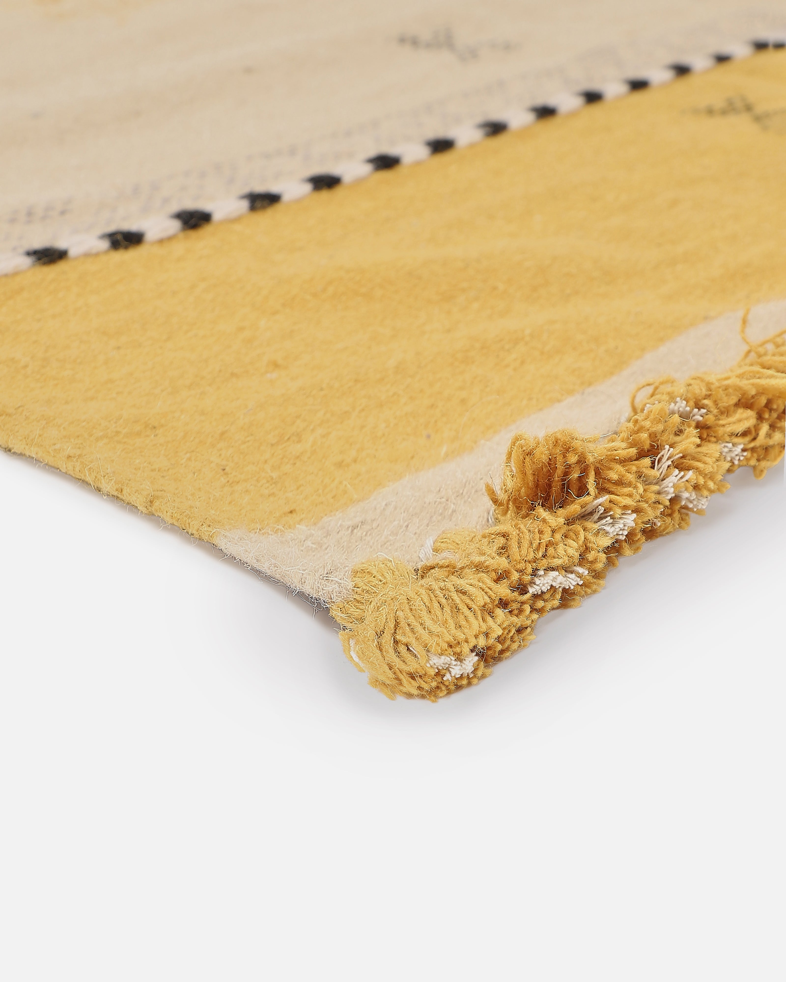 Sameen Bhujodi Extra Weft Cotton Wool Rug